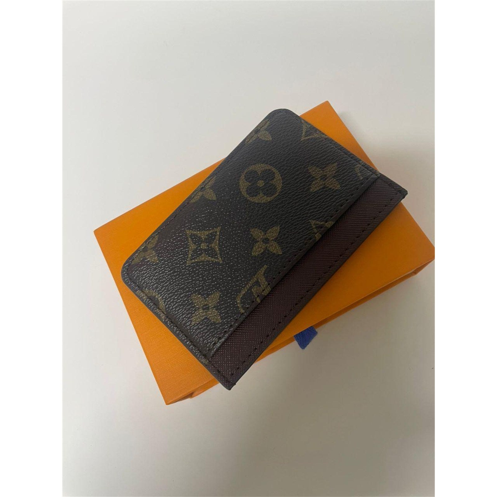 Louis Vuitton Monogram Porte Cartes Sample Card Holder Brown – Authentic Pre-Owned