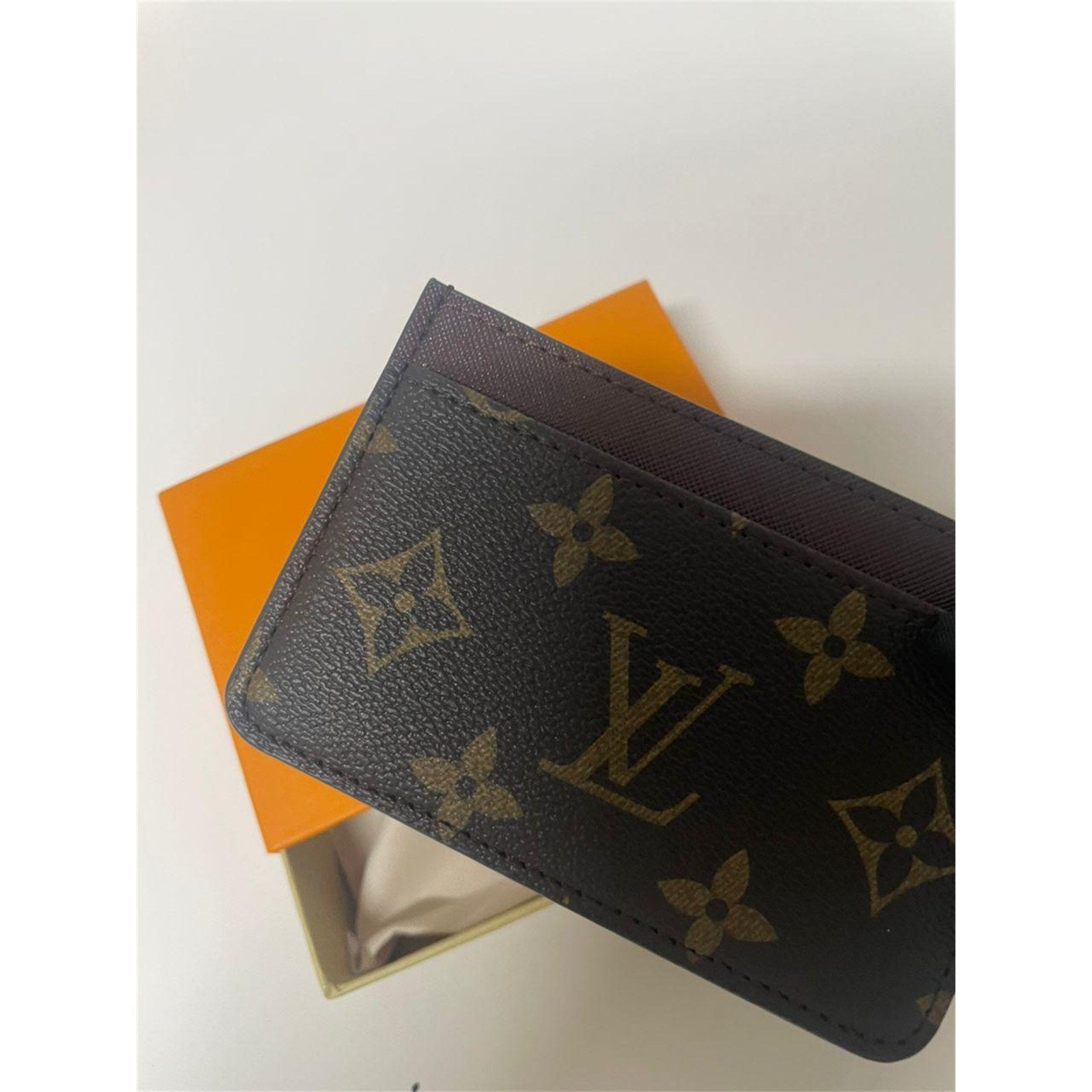 Louis Vuitton Monogram Porte Cartes Sample Card Holder Brown – Authentic Pre-Owned