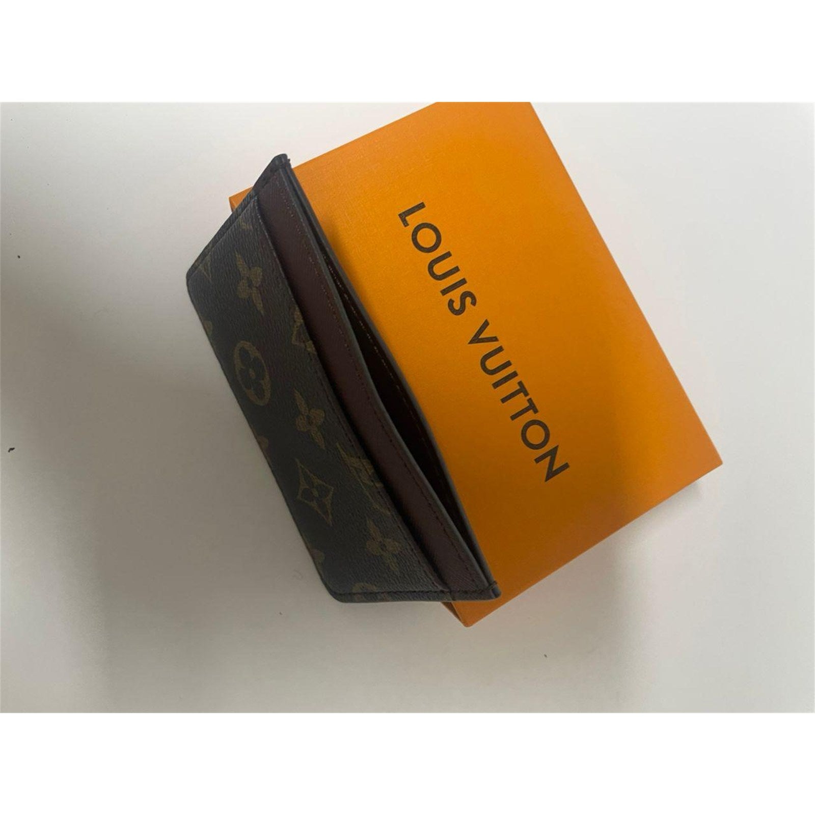 Louis Vuitton Monogram Porte Cartes Sample Card Holder Brown – Authentic Pre-Owned