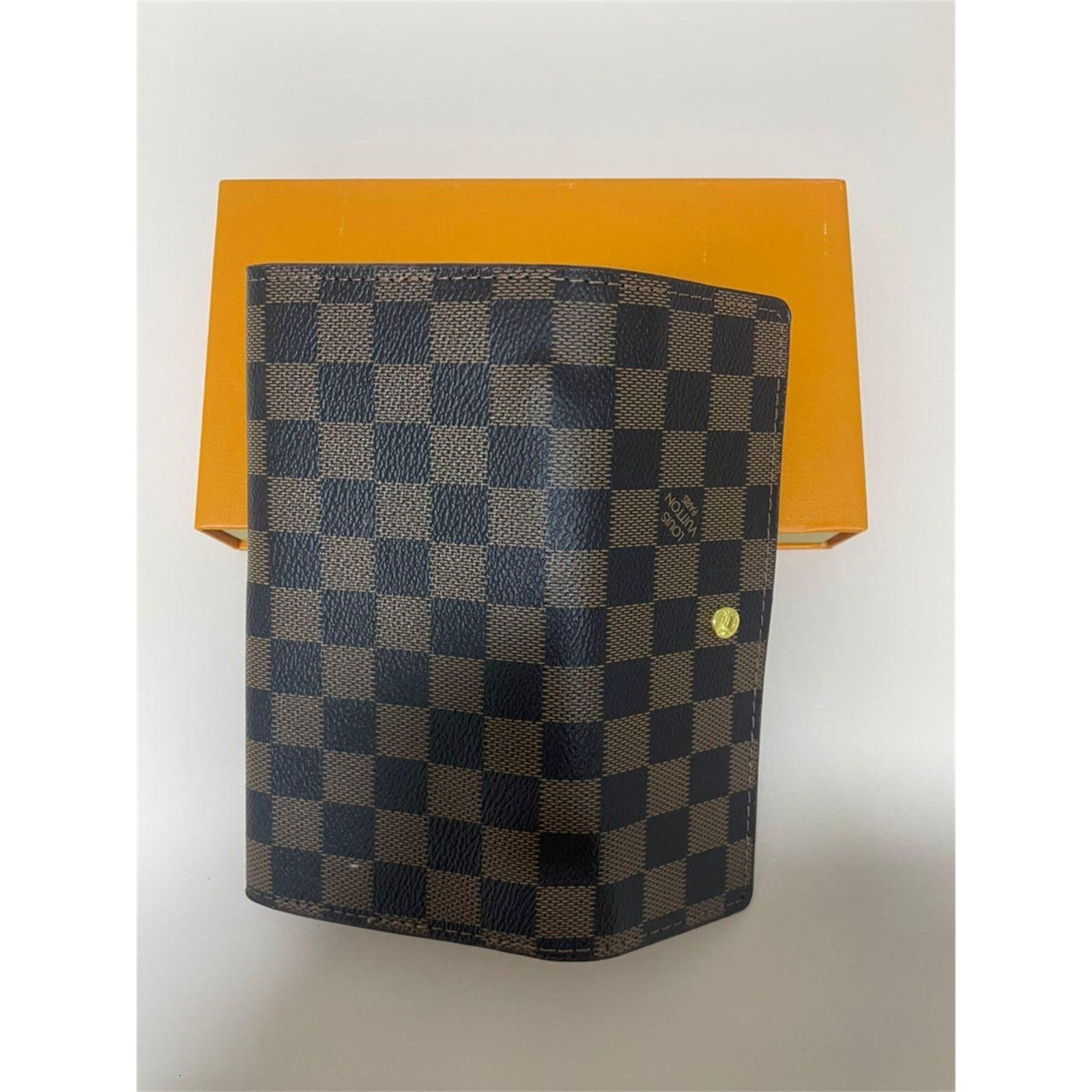 Louis Vuitton Portefeuille Sarah Damier Ebene Long Wallet – Authentic Pre-Owned