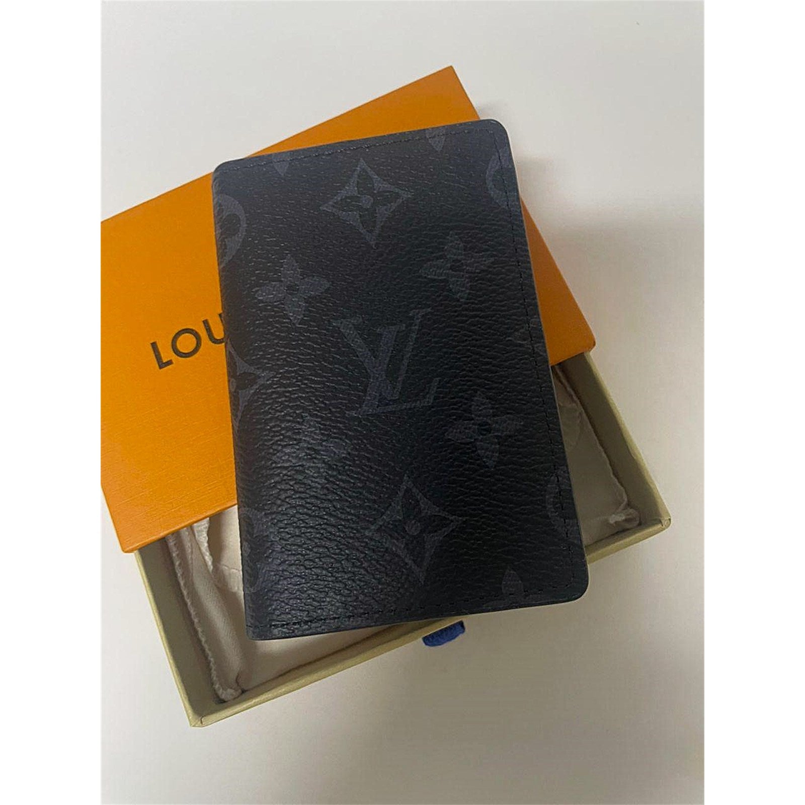 Louis Vuitton Pocket Organizer Monogram Eclipse M61696 – Authentic Pre-Owned