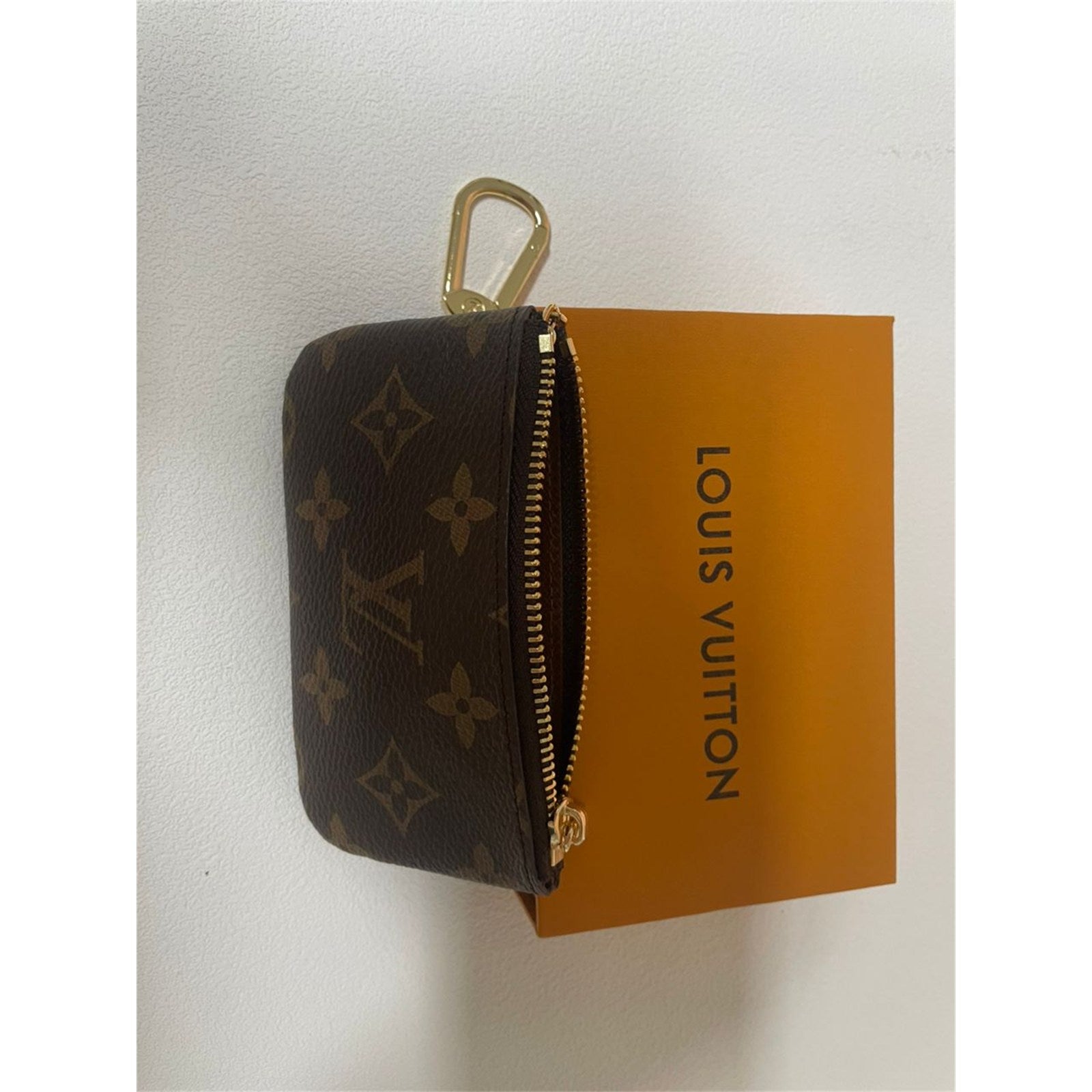 Louis Vuitton Monogram Key Pouch Pochette Cles Coin Purse – Authentic Pre-Owned