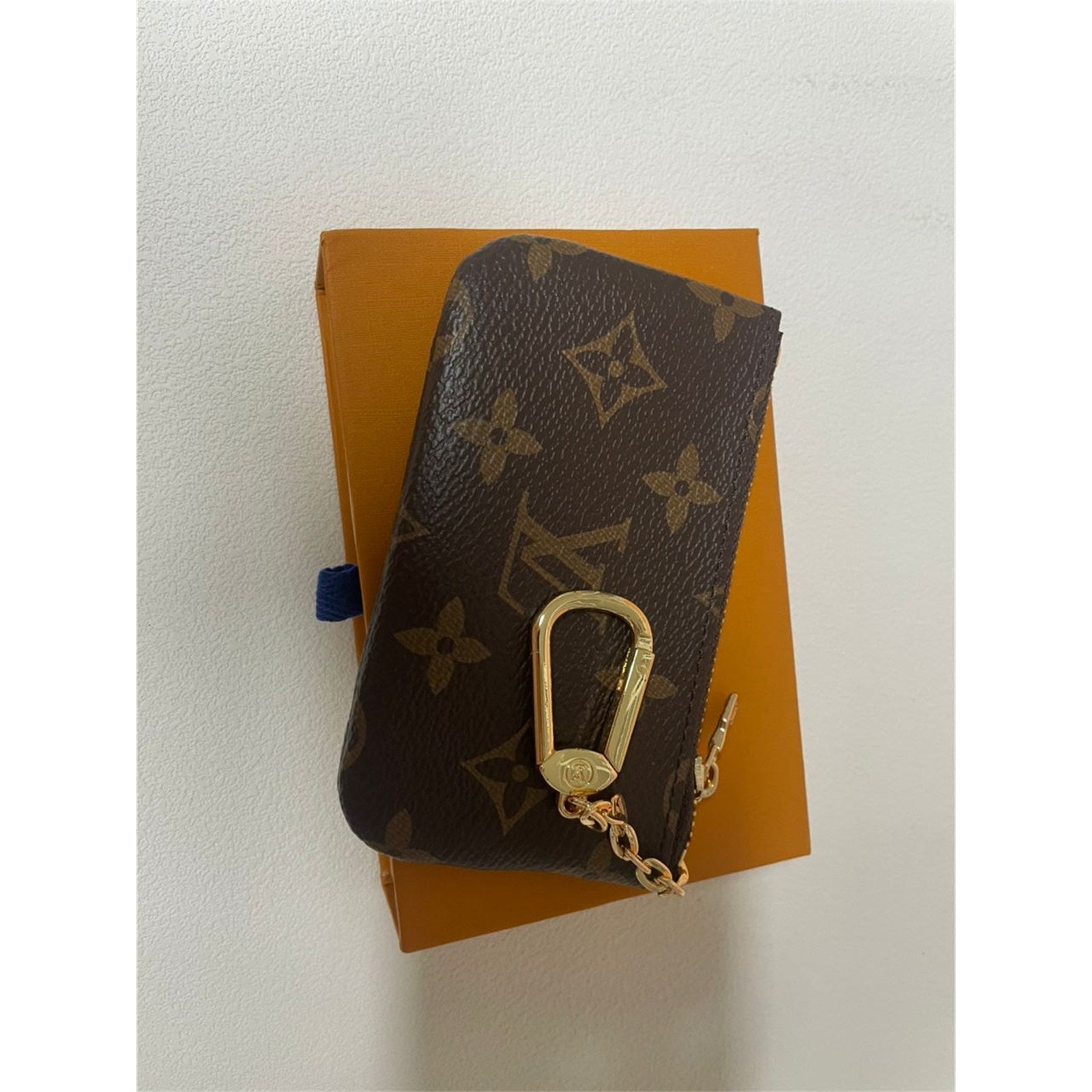 Louis Vuitton Monogram Key Pouch Pochette Cles Coin Purse – Authentic Pre-Owned