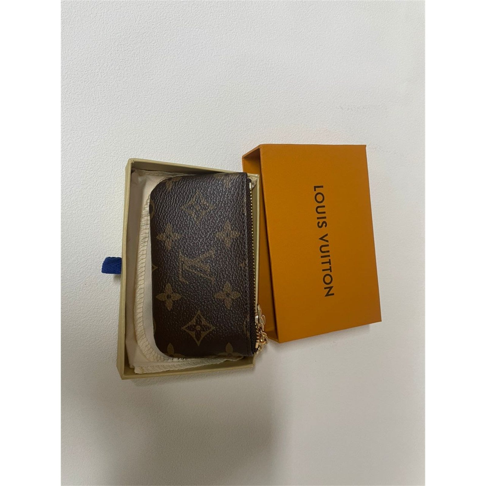 Louis Vuitton Monogram Key Pouch Pochette Cles Coin Purse – Authentic Pre-Owned