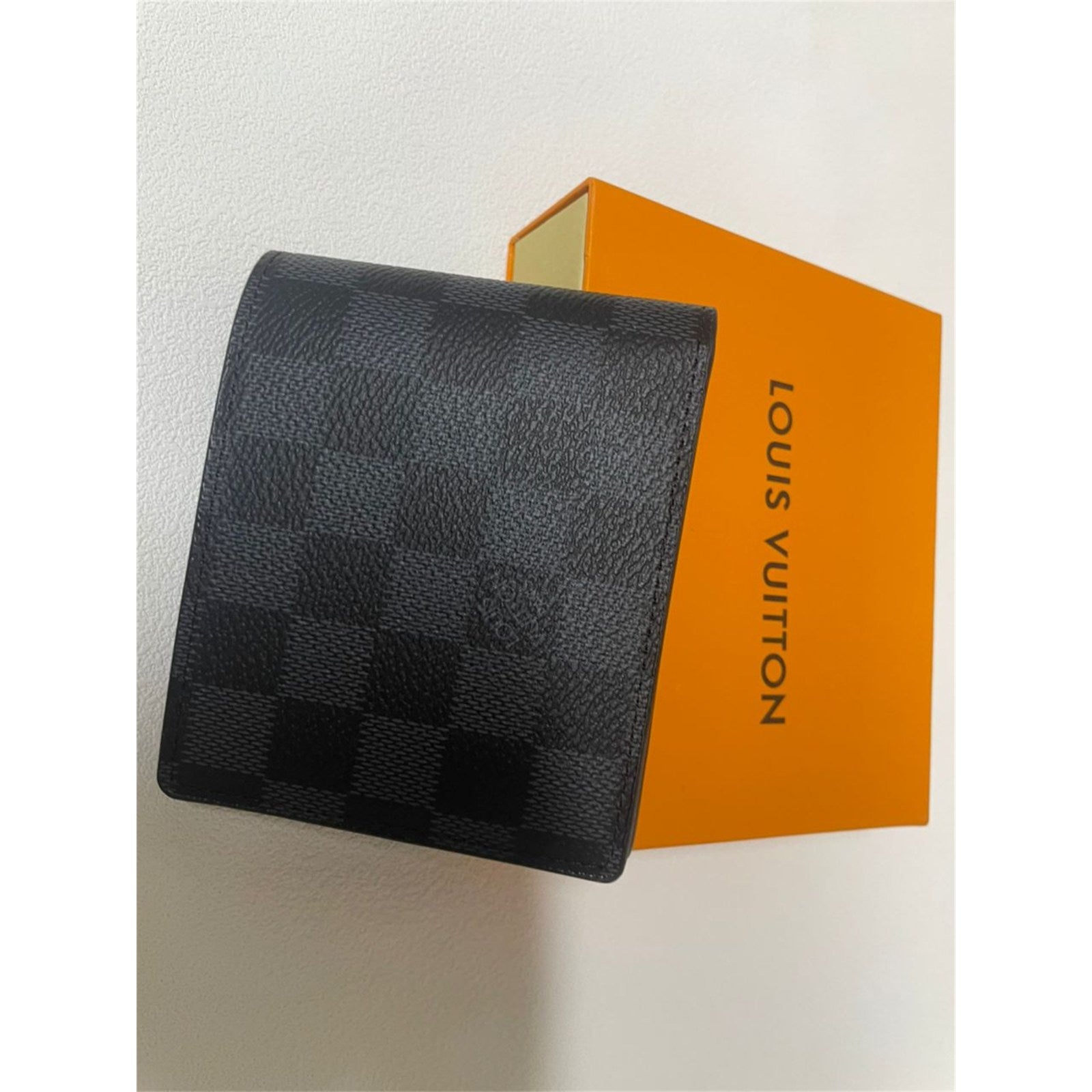 Louis Vuitton Multiple Bifold Wallet Damier Graphite Canvas – Authentic Pre-Owned