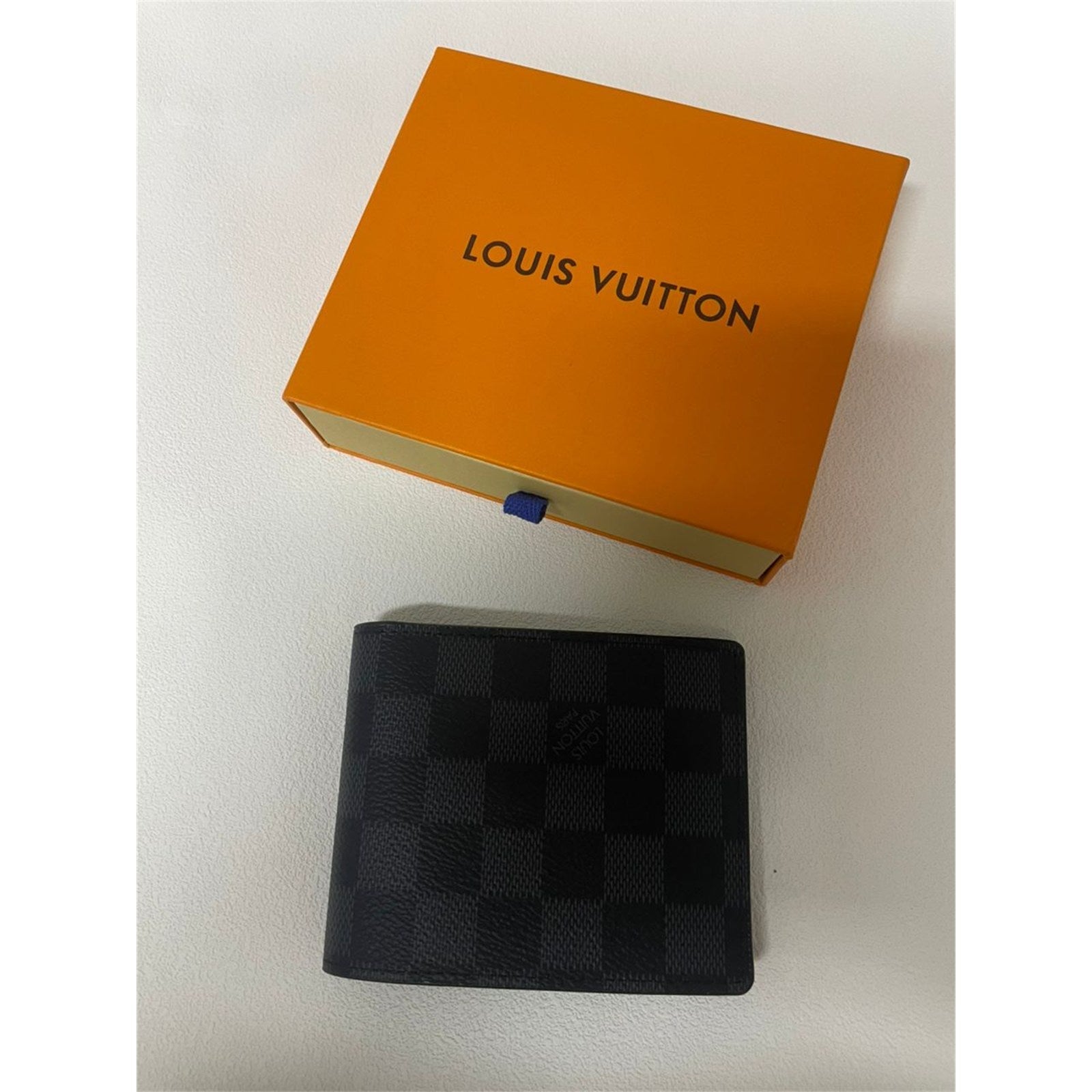 Louis Vuitton Multiple Bifold Wallet Damier Graphite Canvas – Authentic Pre-Owned