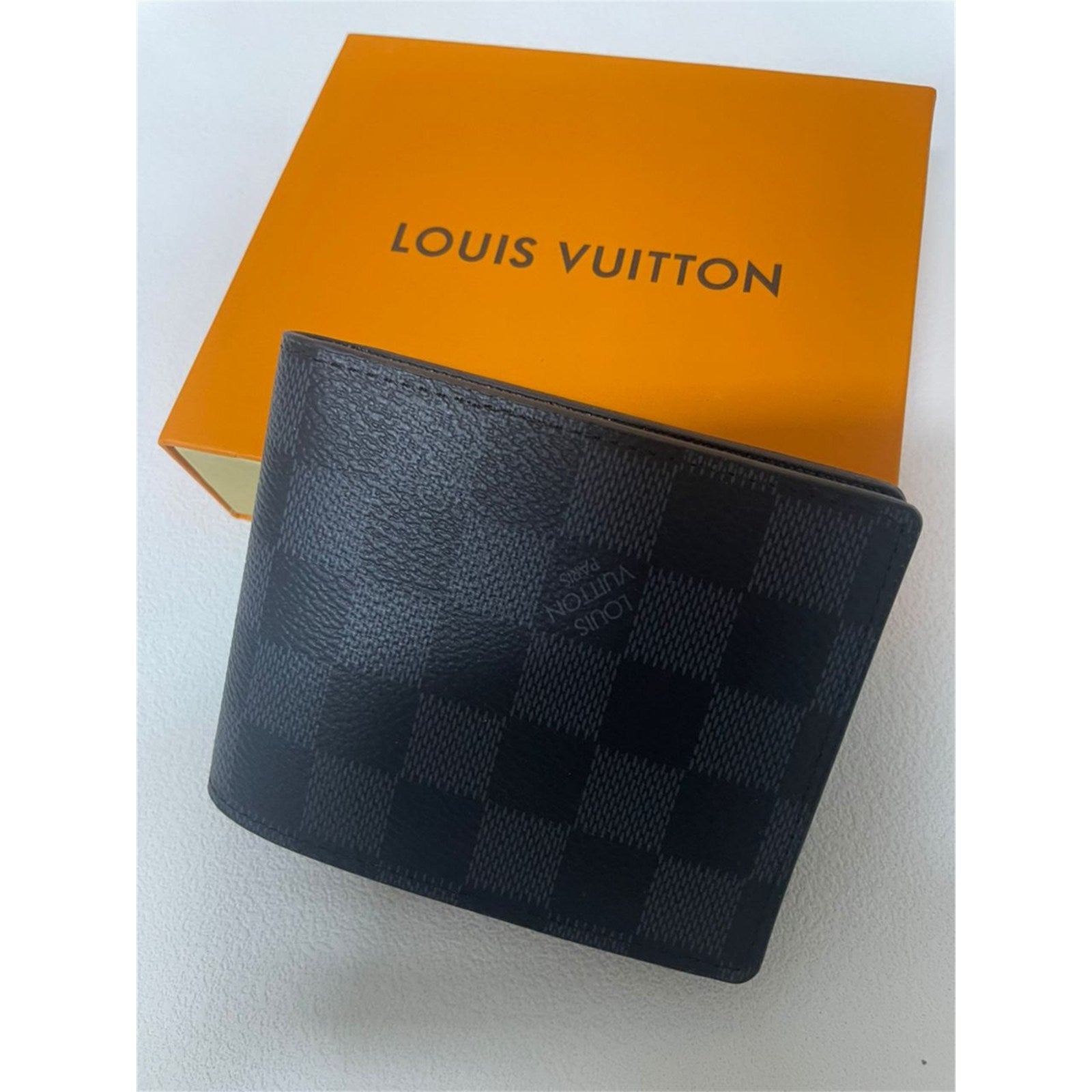 Louis Vuitton Multiple Bifold Wallet Damier Graphite Canvas – Authentic Pre-Owned