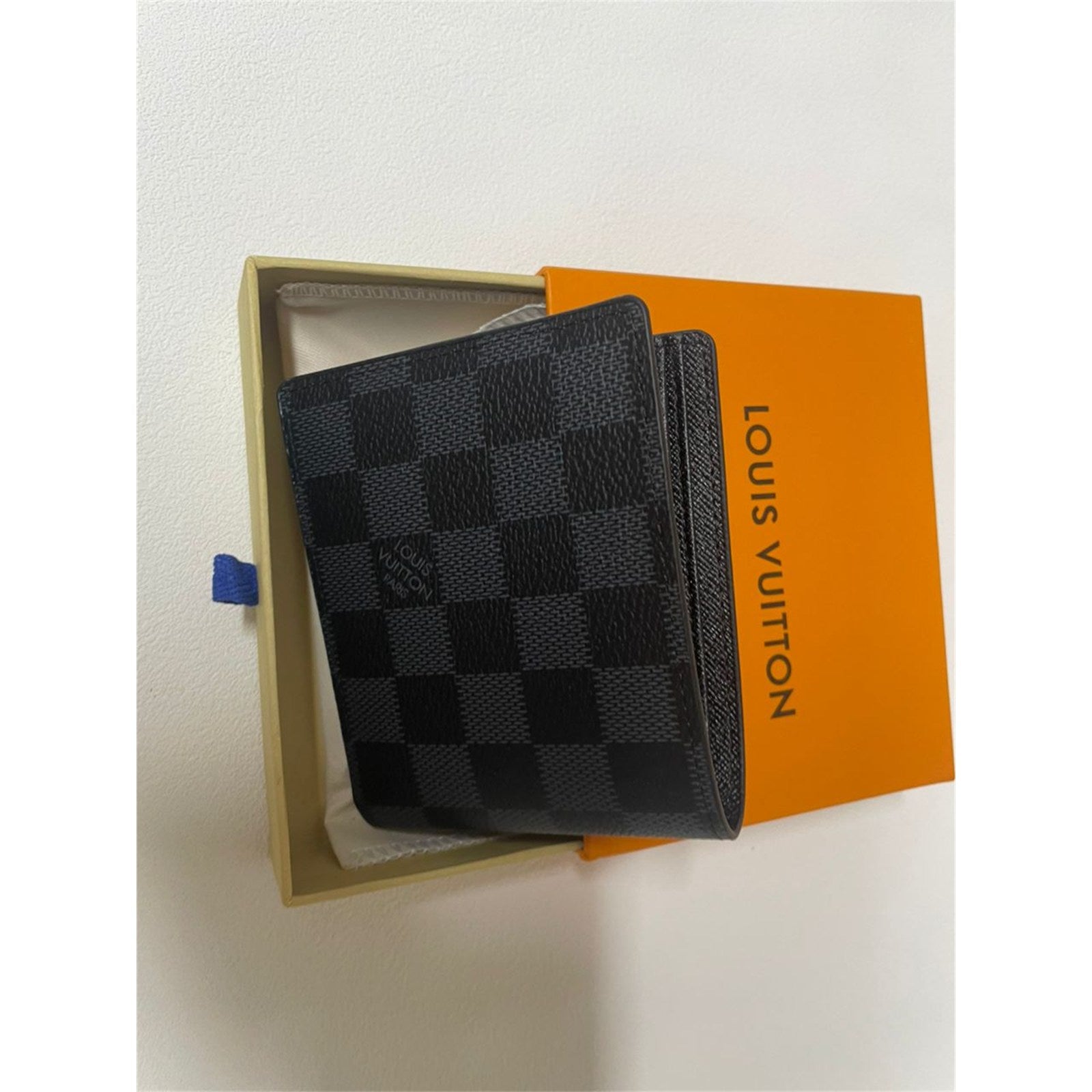 Louis Vuitton Multiple Bifold Wallet Damier Graphite Canvas – Authentic Pre-Owned