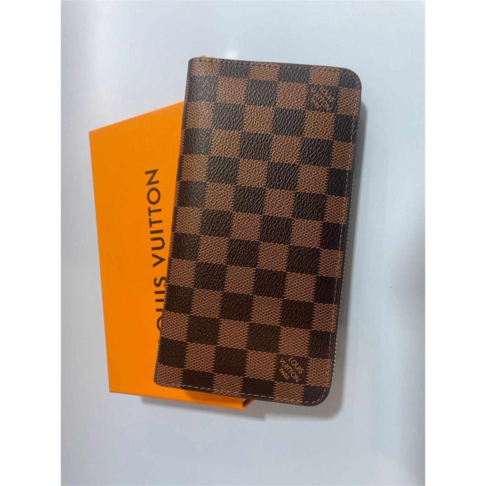 Louis Vuitton Damier Ebene Zippy Zip Around Long Wallet Brown – Authentic Pre-Owned