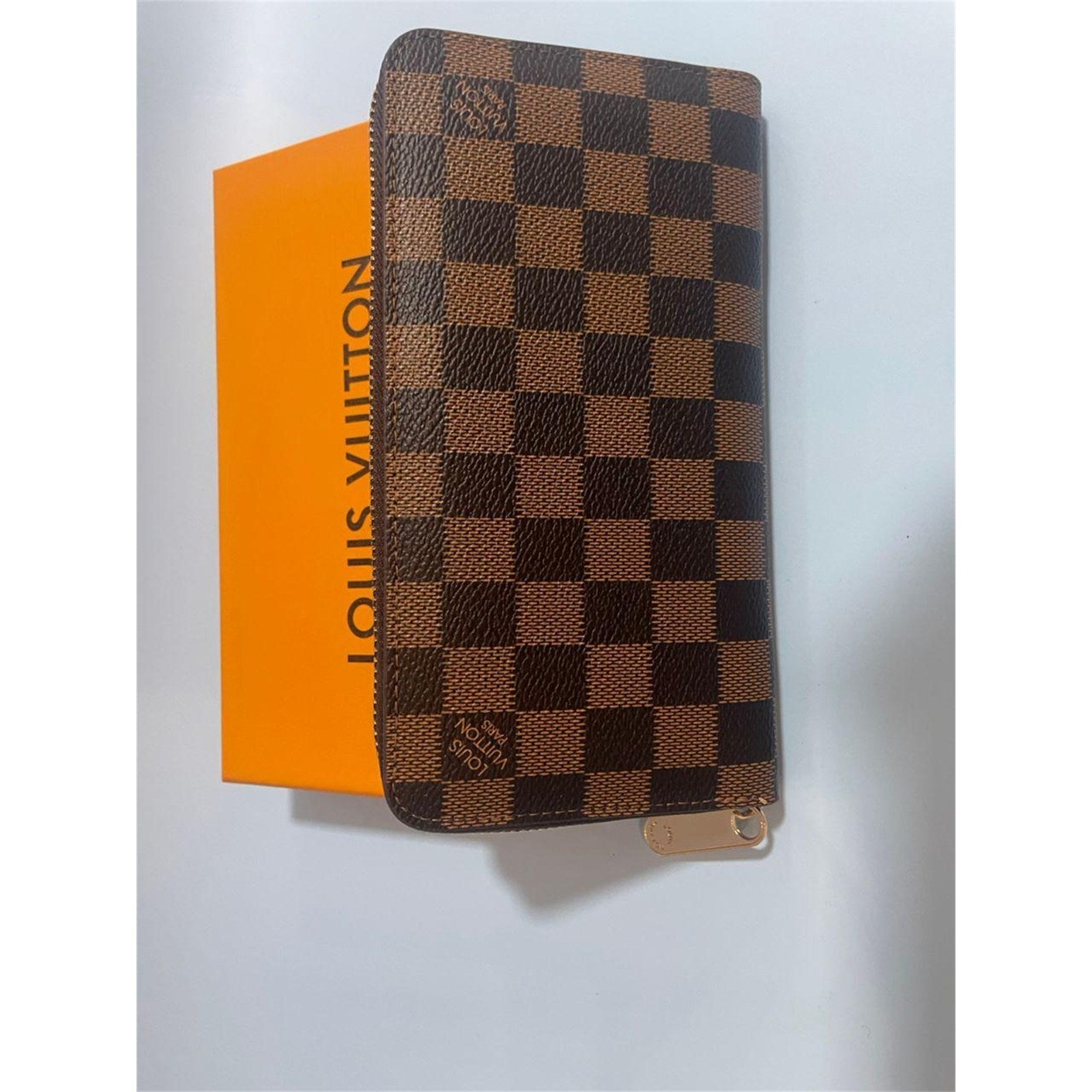 Louis Vuitton Damier Ebene Zippy Zip Around Long Wallet Brown – Authentic Pre-Owned