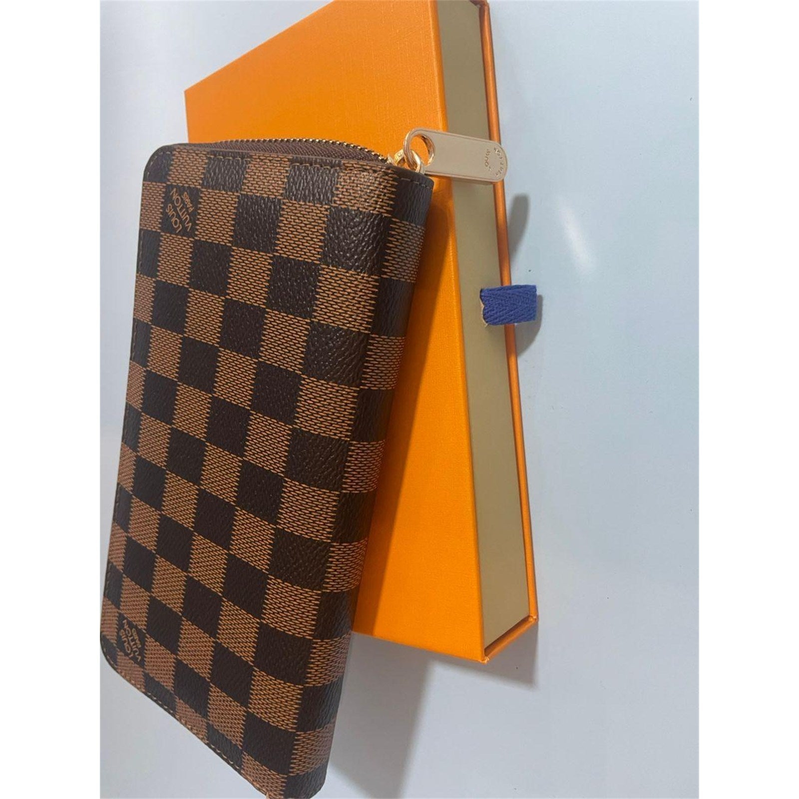 Louis Vuitton Damier Ebene Zippy Zip Around Long Wallet Brown – Authentic Pre-Owned