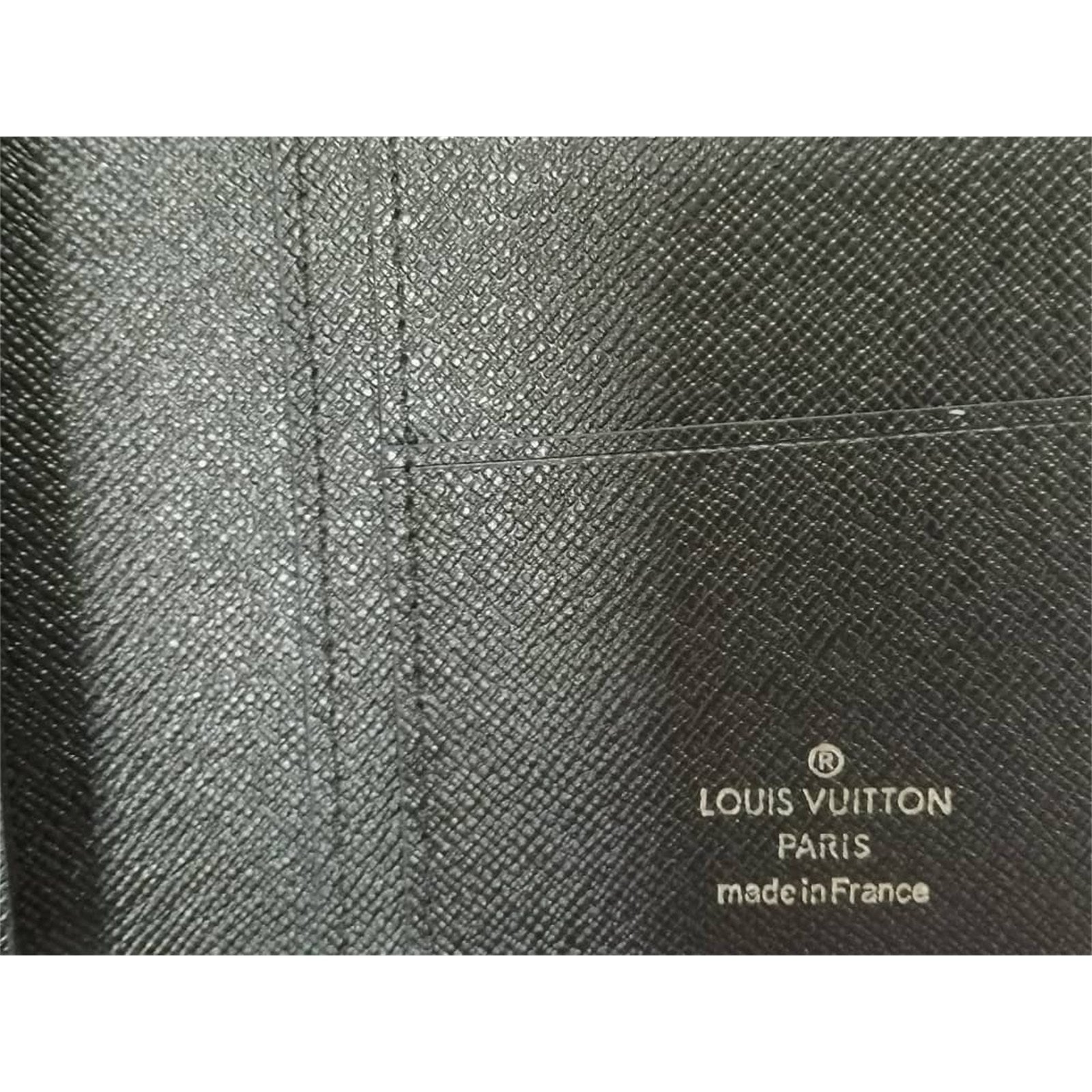 Louis Vuitton Monogram Eclipse Brazza Long Wallet Black – Authentic Pre-Owned