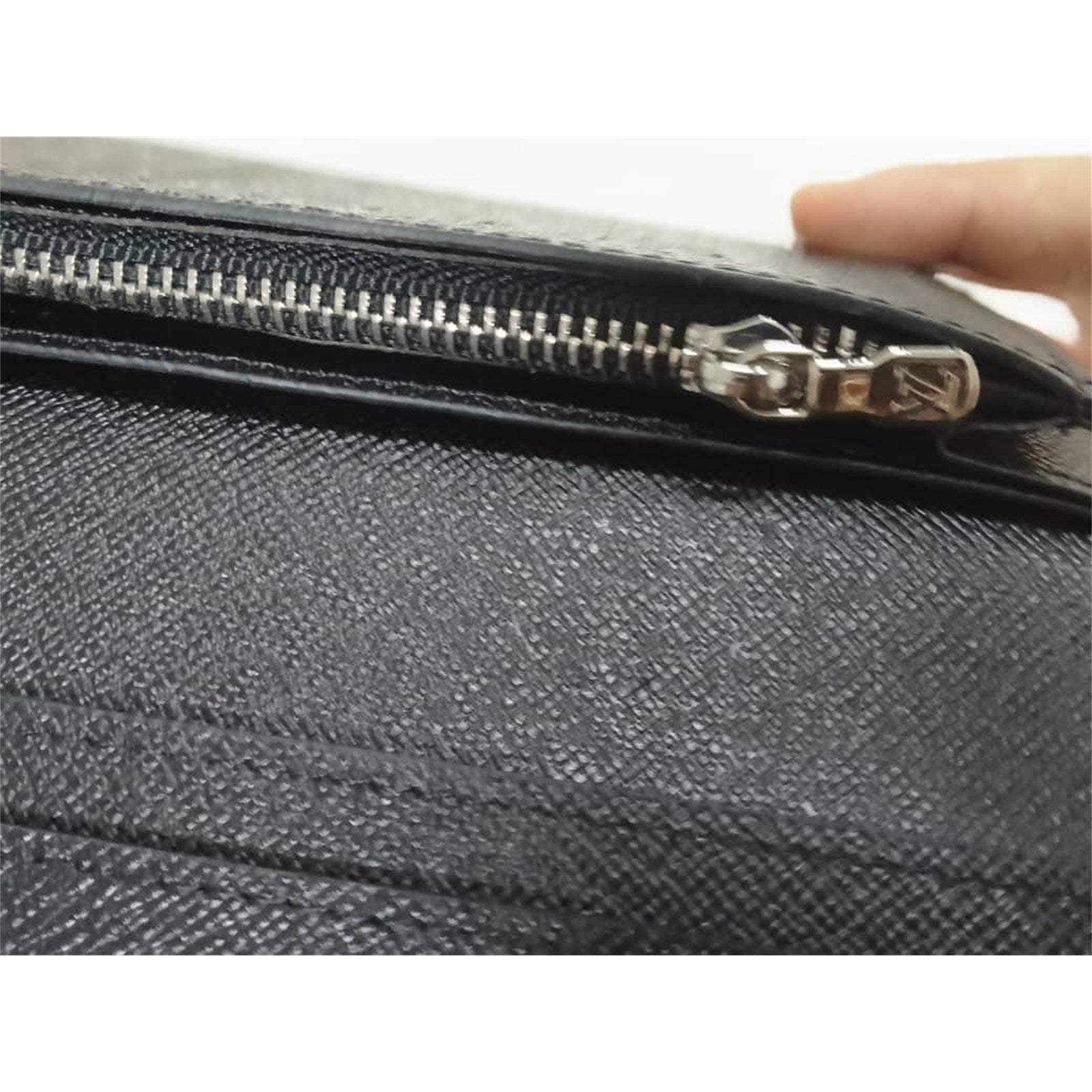 Louis Vuitton Monogram Eclipse Brazza Long Wallet Black – Authentic Pre-Owned