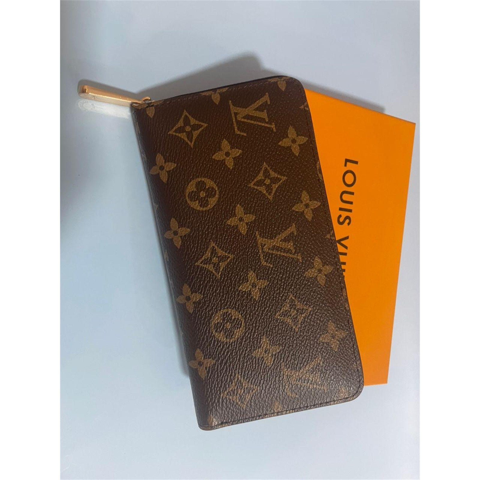 Louis Vuitton Monogram Zippy Wallet Zip Around Long Wallet Brown – Authentic Pre-Owned