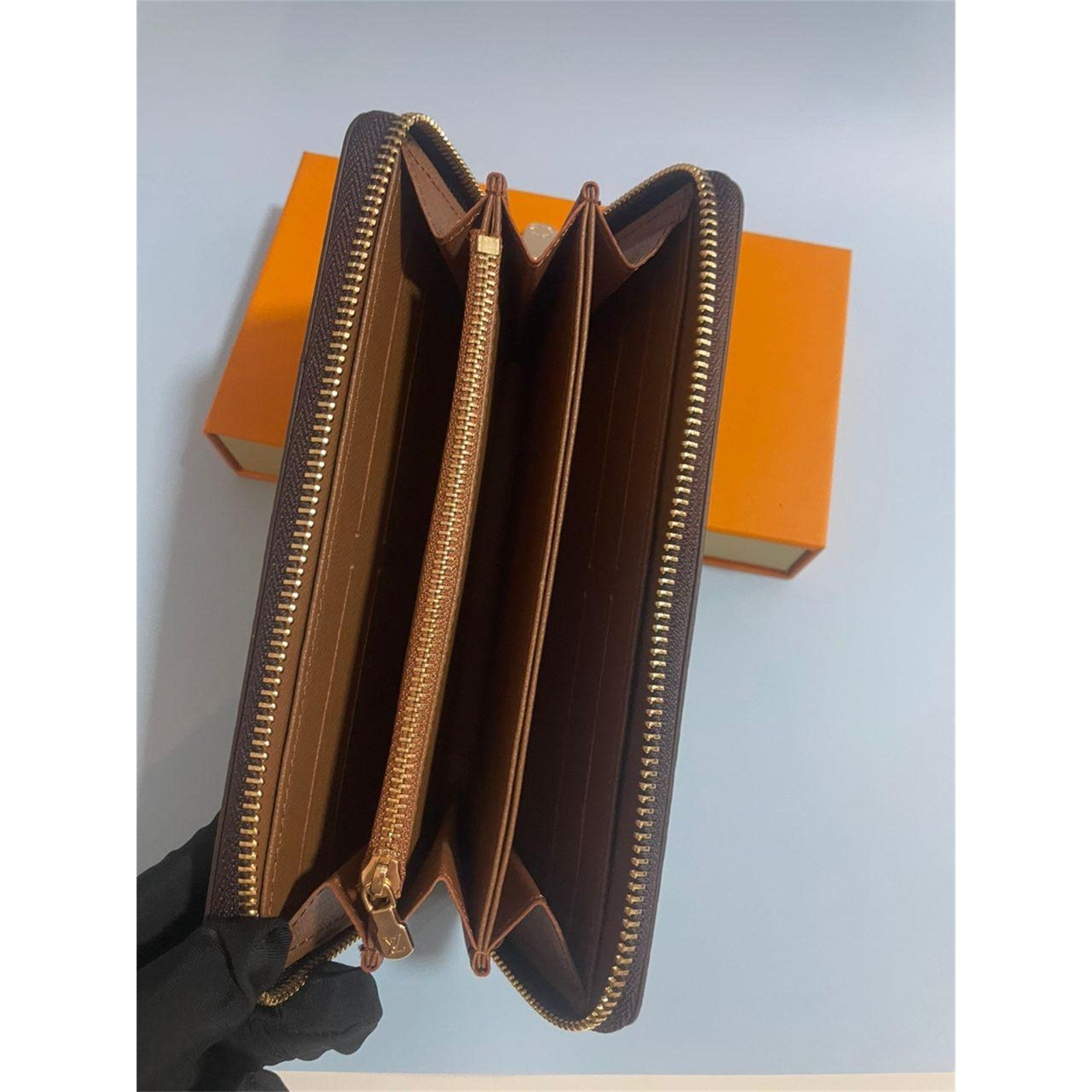 Louis Vuitton Monogram Zippy Wallet Zip Around Long Wallet Brown – Authentic Pre-Owned