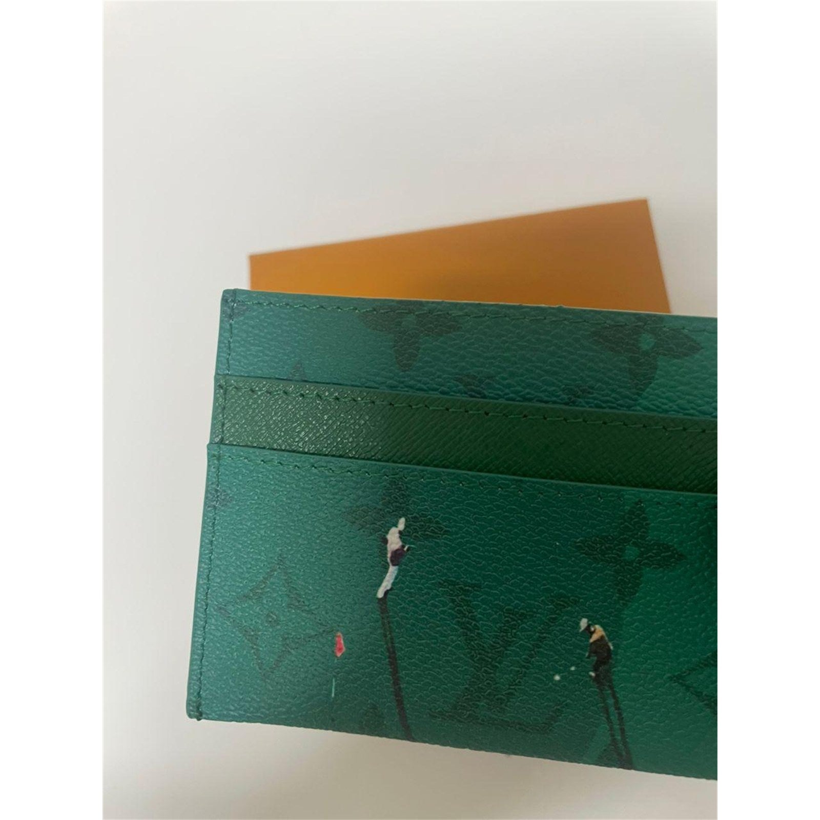 Louis Vuitton Golf Green Monogram Card Holder Wallet – Authentic Pre-Owned