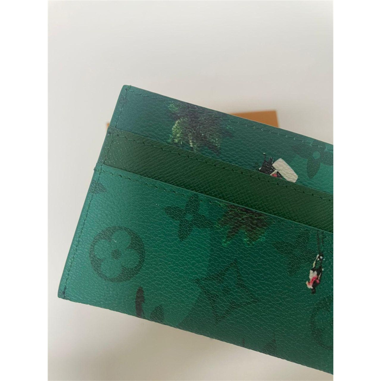 Louis Vuitton Golf Green Monogram Card Holder Wallet – Authentic Pre-Owned