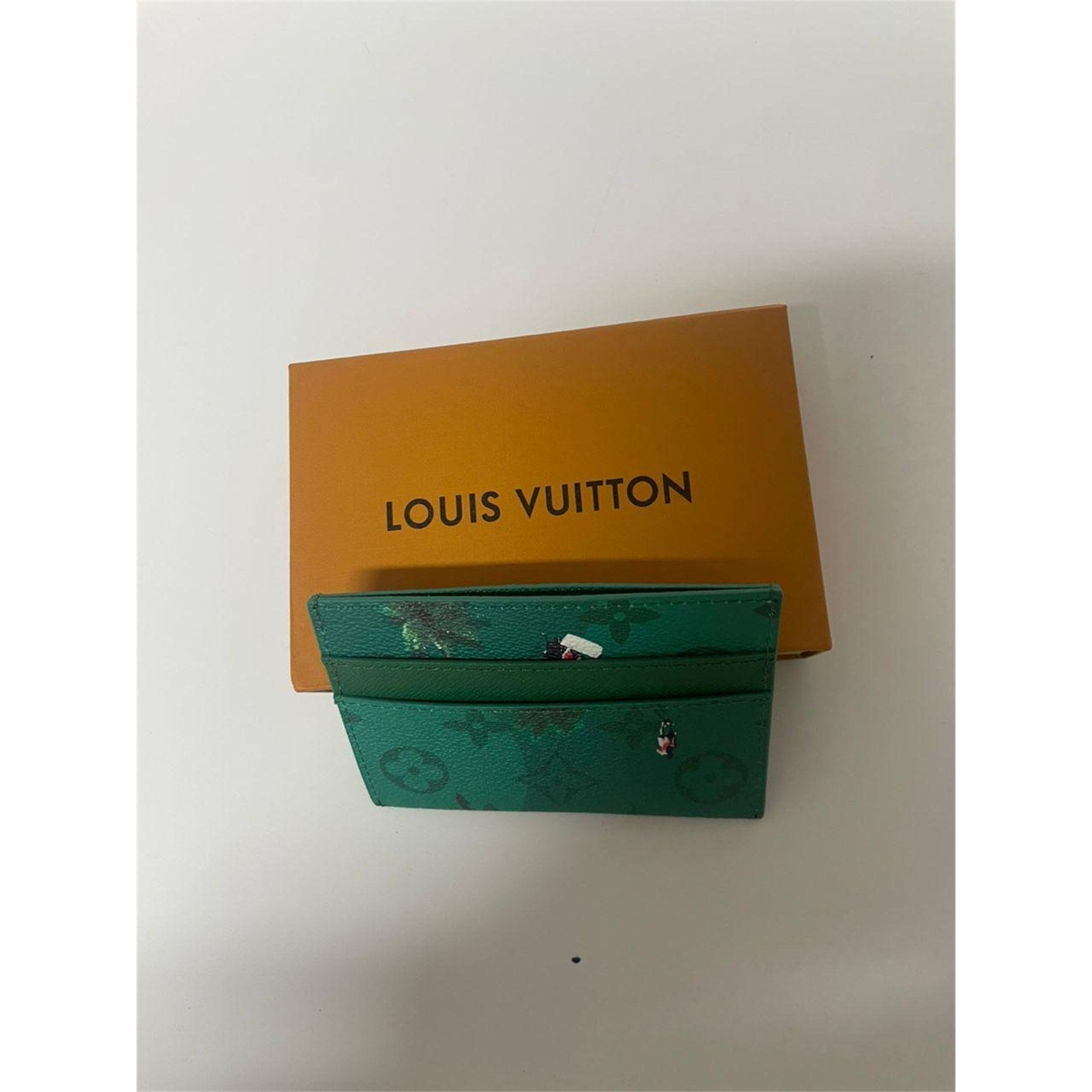 Louis Vuitton Golf Green Monogram Card Holder Wallet – Authentic Pre-Owned