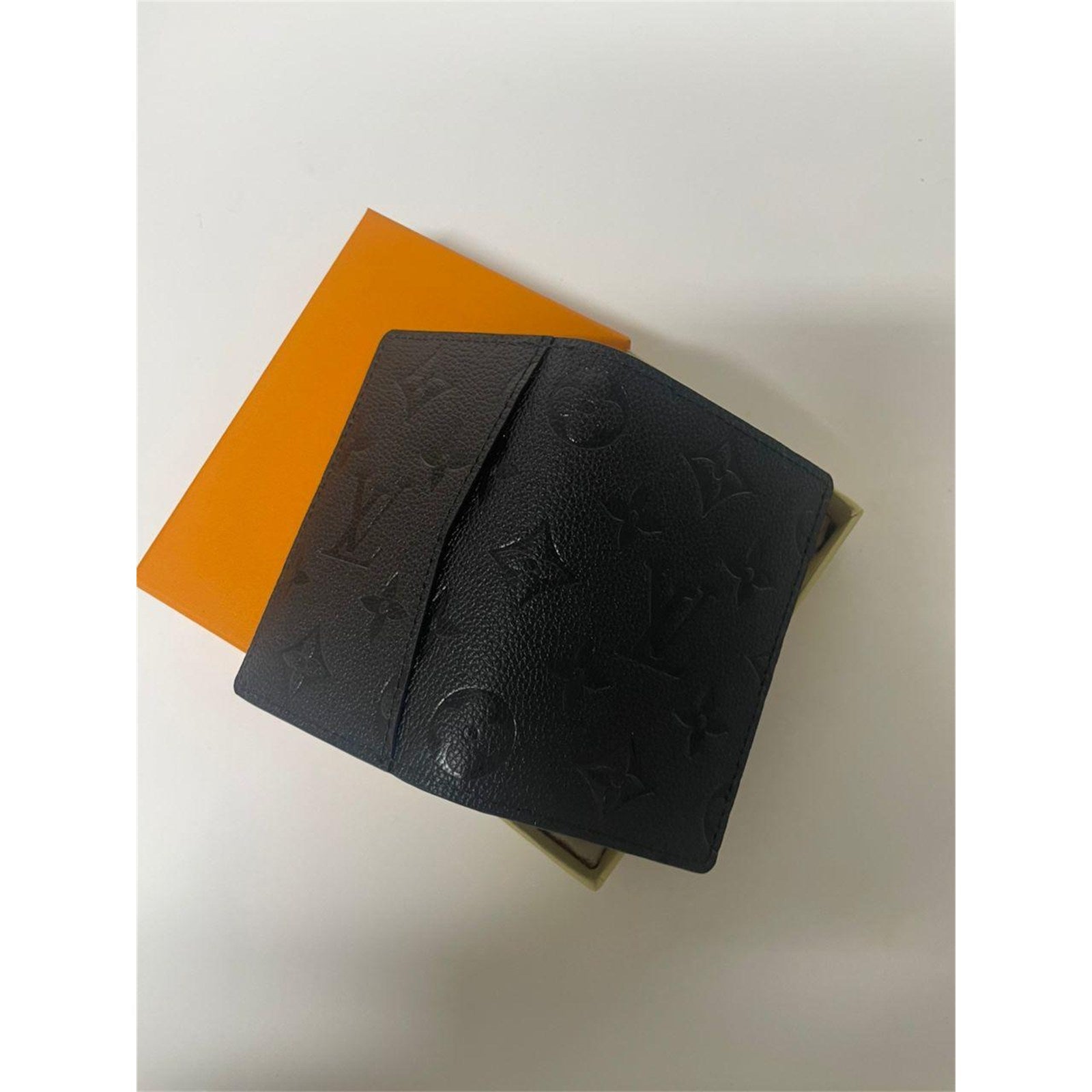 Louis Vuitton Black Monogram Pocket Organizer Men's Card Holder Wallet – Authentic Pre-Owned