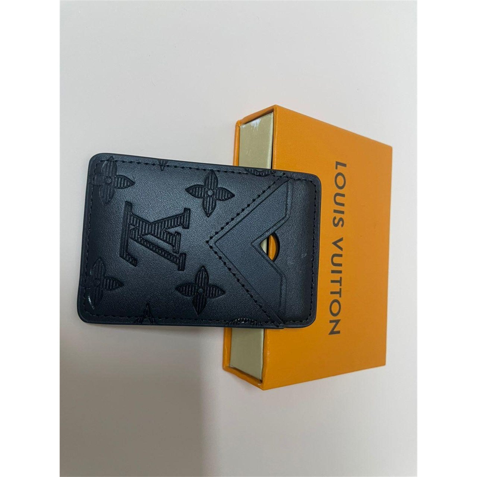 Louis Vuitton Magnetic Card Holder Black – Authentic Pre-Owned