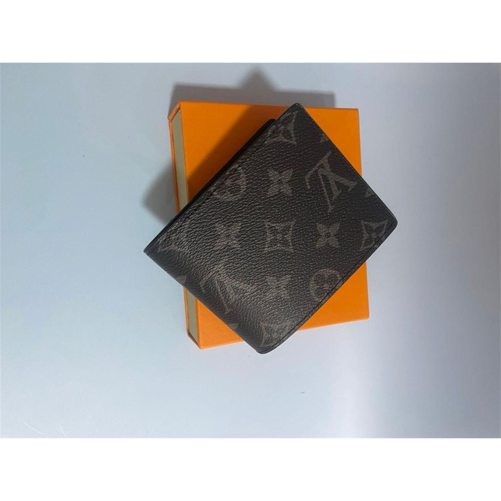 Louis Vuitton Slender Wallet Monogram Eclipse Men's Bifold Black – Authentic Pre-Owned