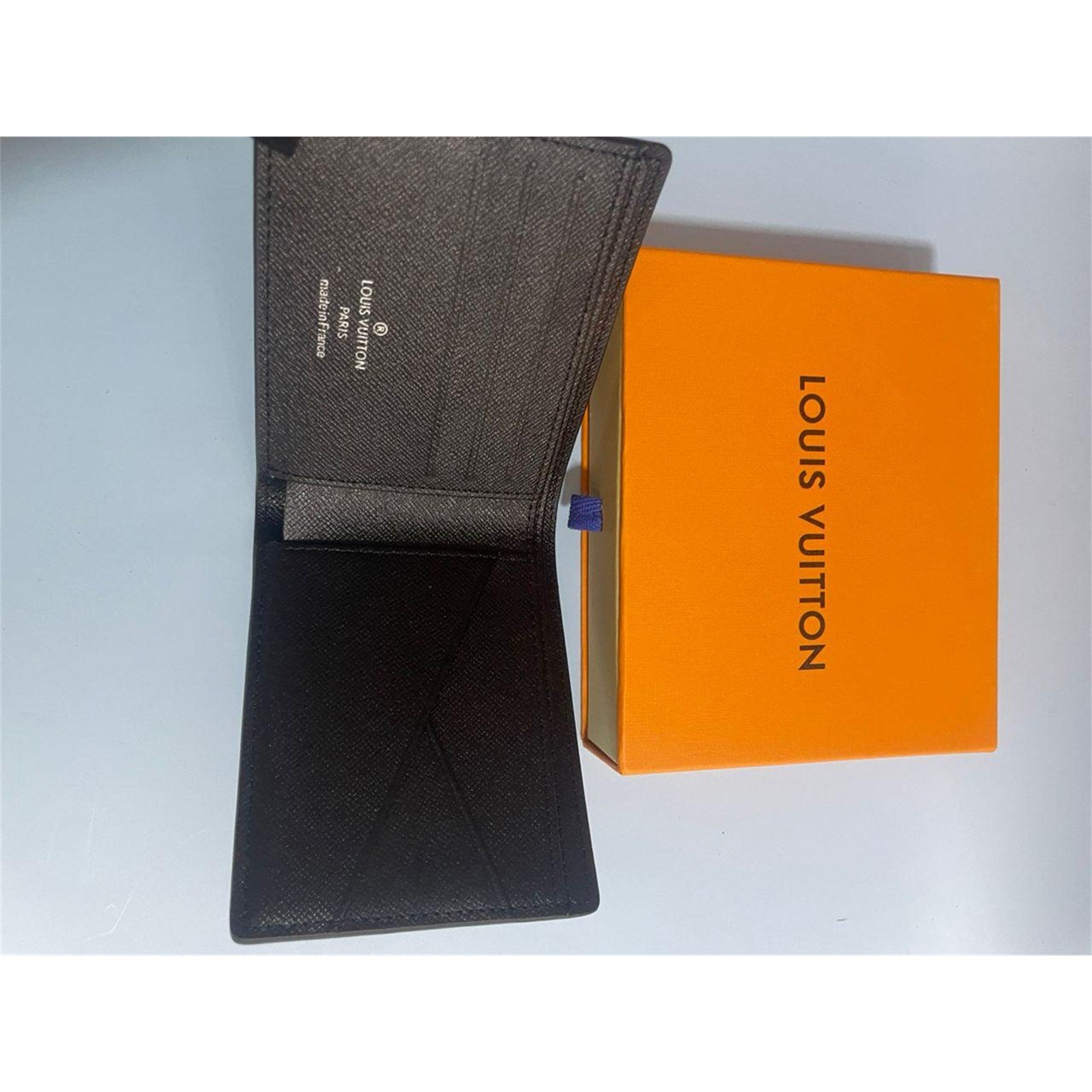 Louis Vuitton Slender Wallet Monogram Eclipse Men's Bifold Black – Authentic Pre-Owned