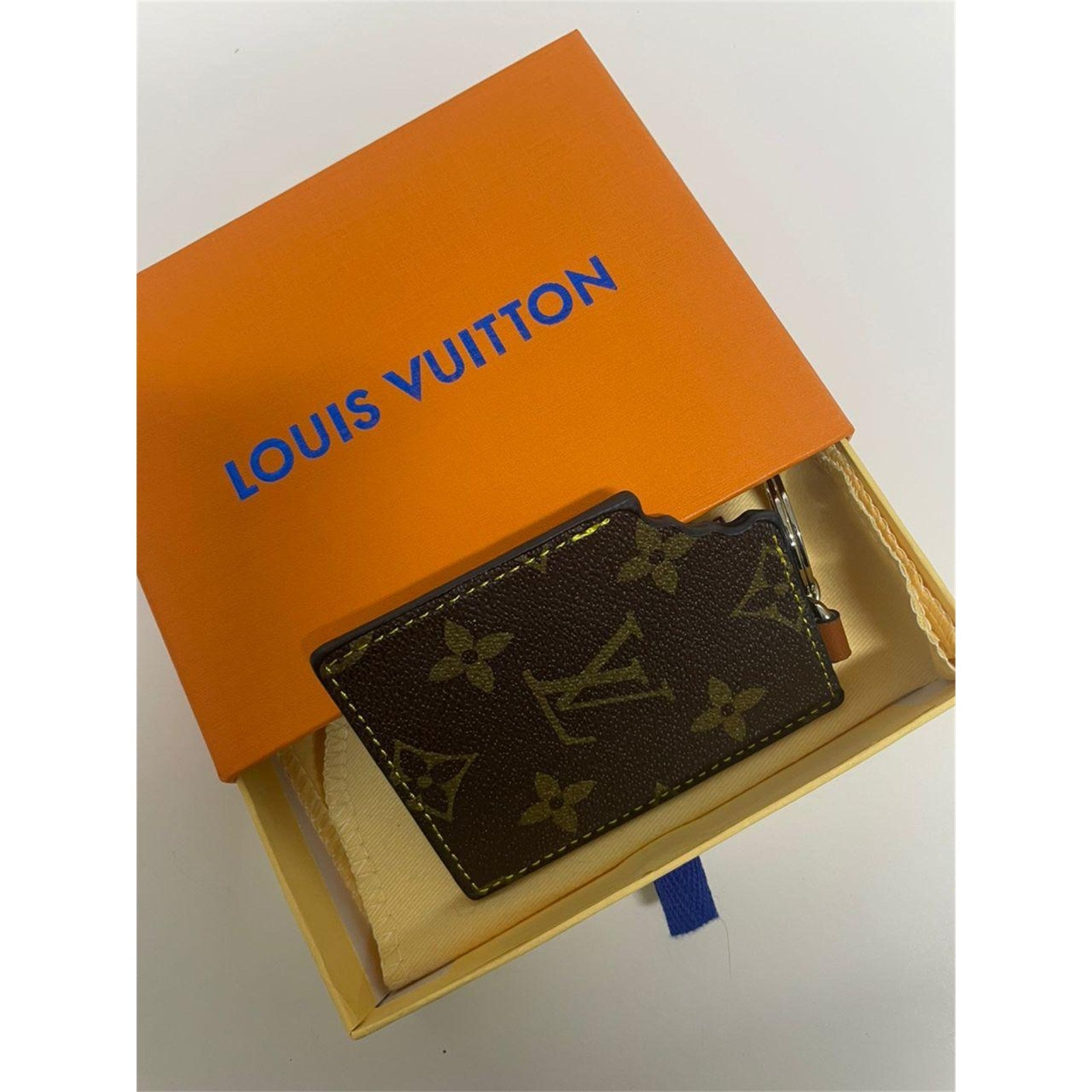 Louis Vuitton Chocolate Bar Key Holder Bag Charm Keychain Monogram – Authentic Pre-Owned