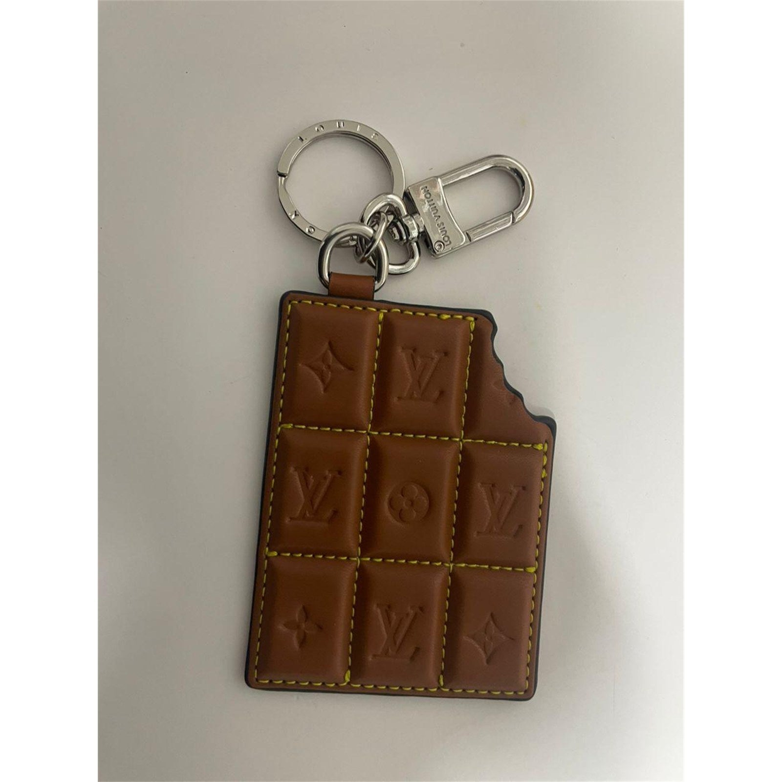 Louis Vuitton Chocolate Bar Key Holder Bag Charm Keychain Monogram – Authentic Pre-Owned