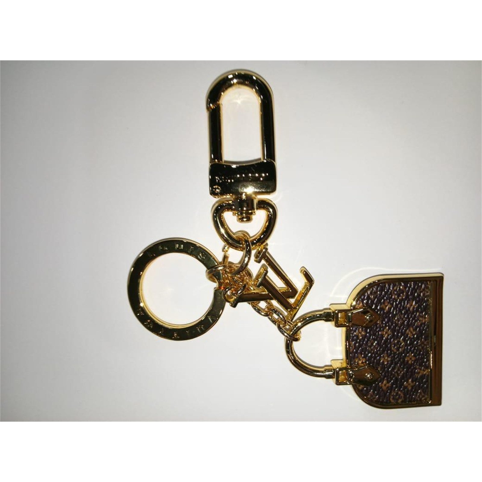 Louis Vuitton Monogram Iconic Keychain Alma Charm Gold Hardware – Authentic Pre-Owned
