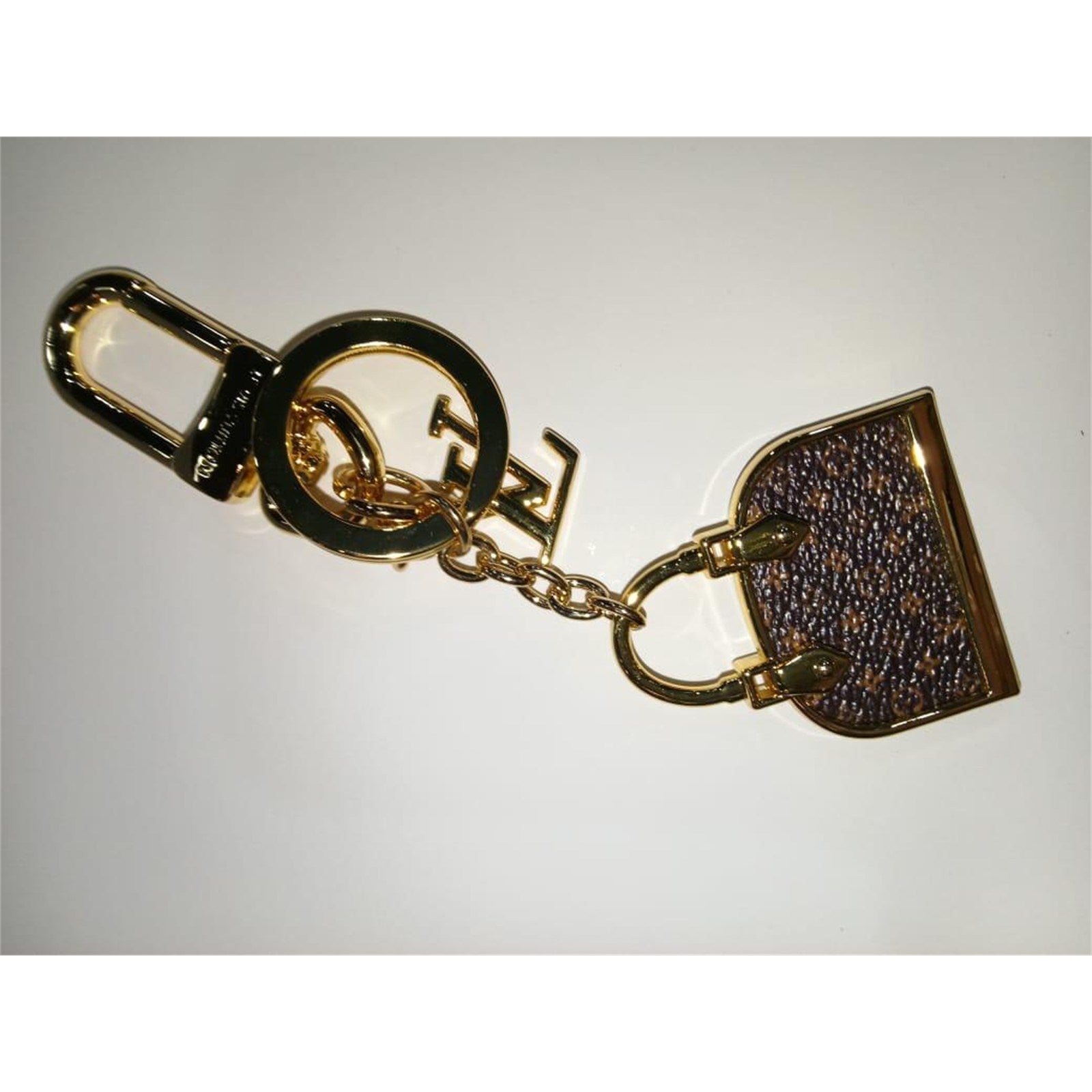 Louis Vuitton Monogram Iconic Keychain Alma Charm Gold Hardware – Authentic Pre-Owned