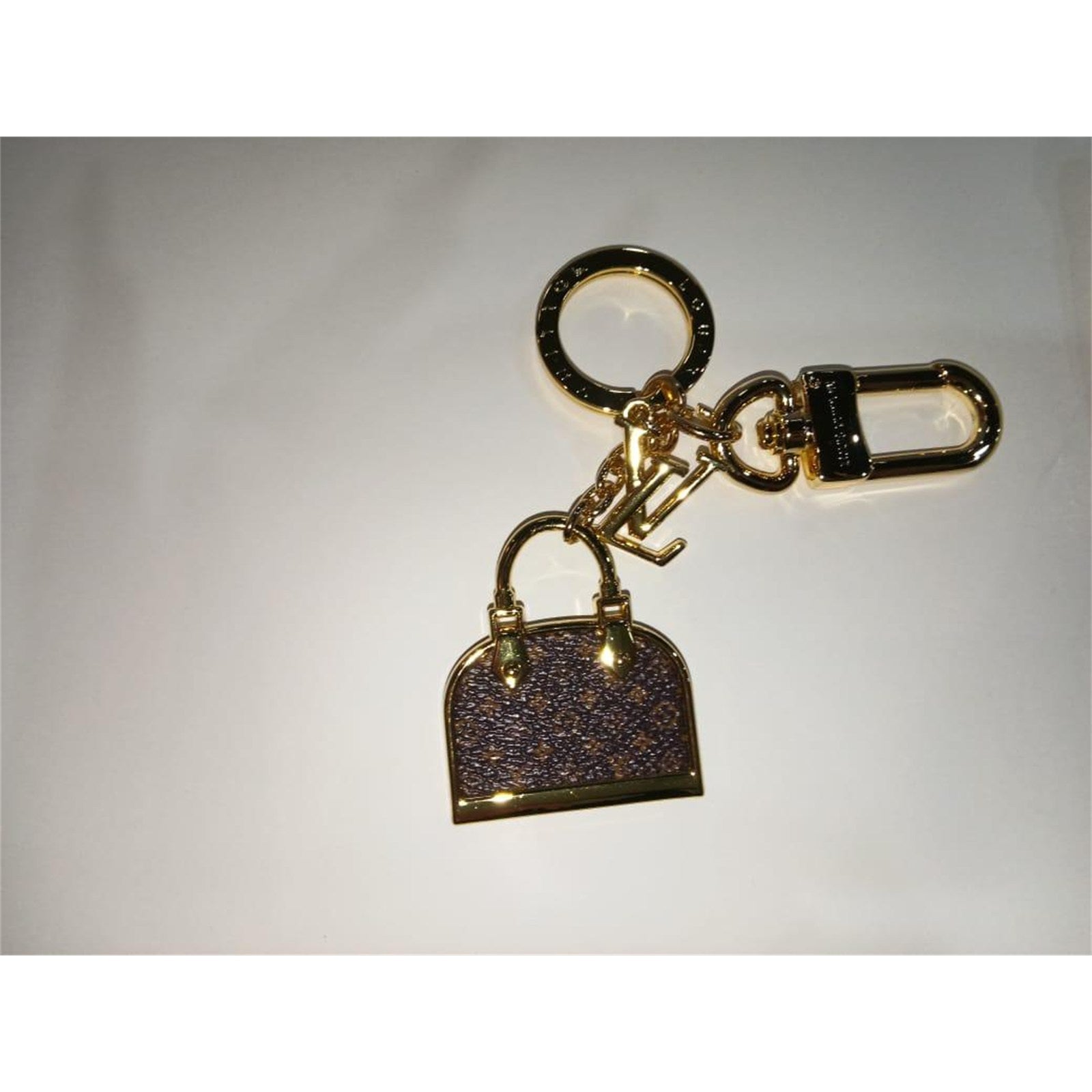 Louis Vuitton Monogram Iconic Keychain Alma Charm Gold Hardware – Authentic Pre-Owned