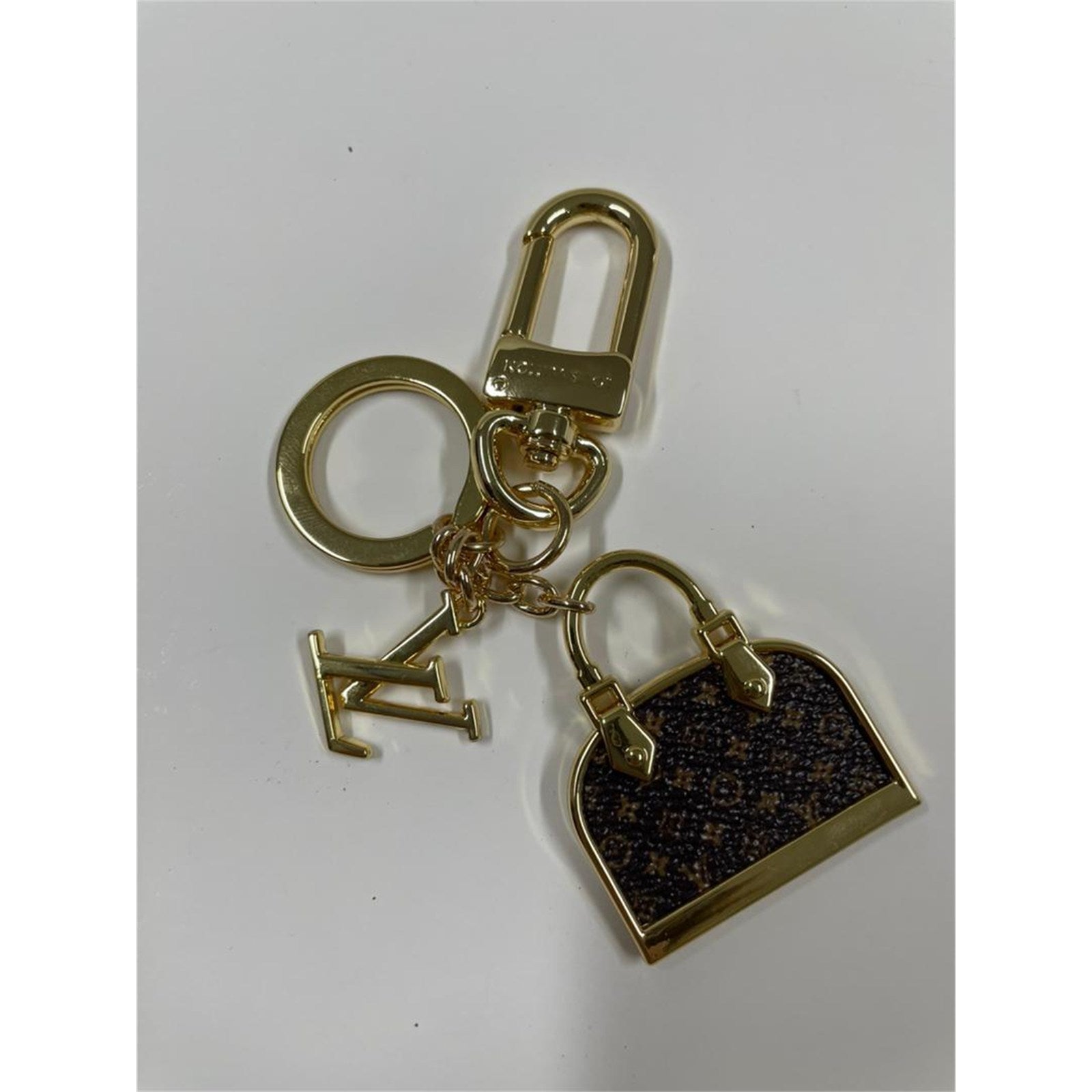Louis Vuitton Monogram Iconic Keychain Alma Charm Gold Hardware – Authentic Pre-Owned