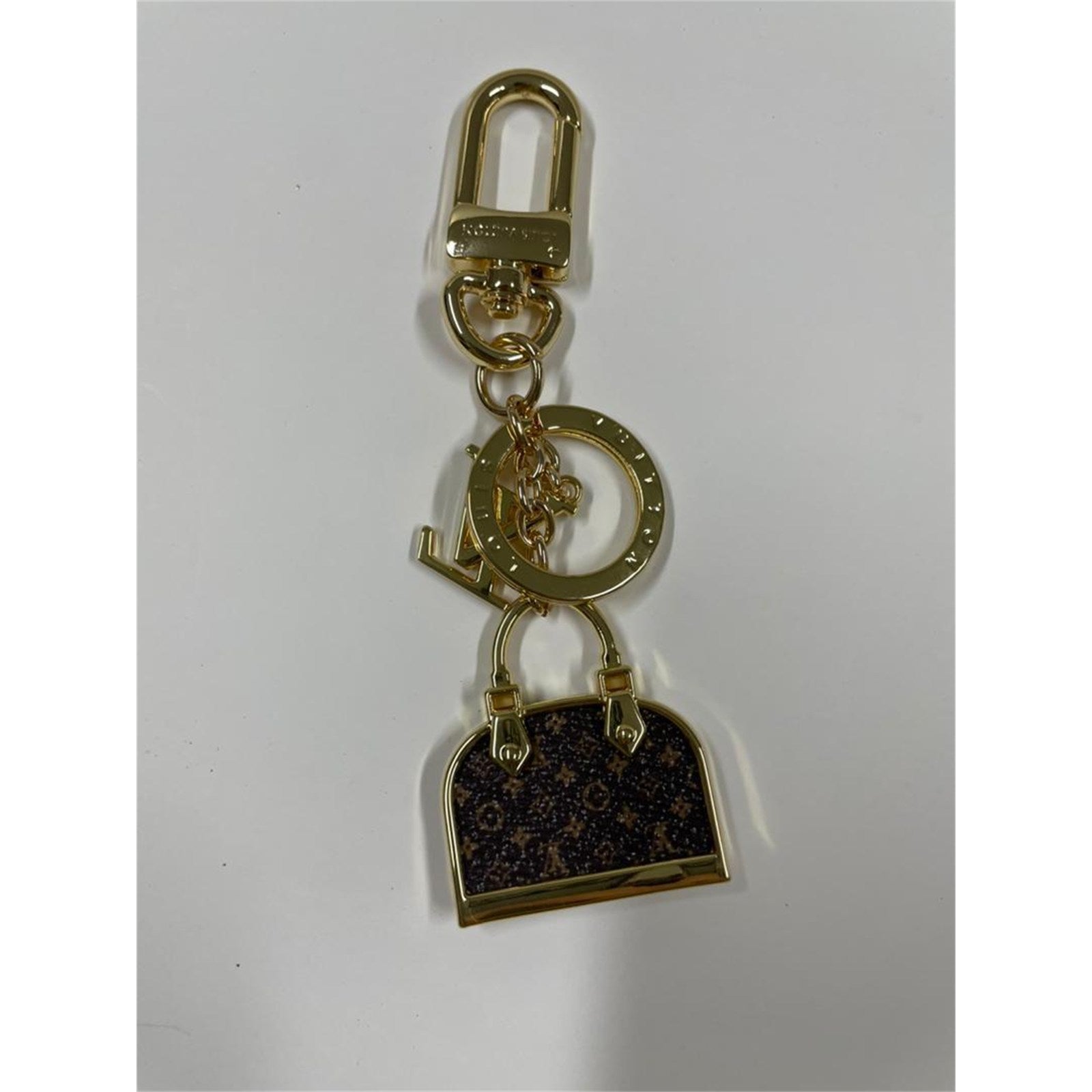 Louis Vuitton Monogram Iconic Keychain Alma Charm Gold Hardware – Authentic Pre-Owned