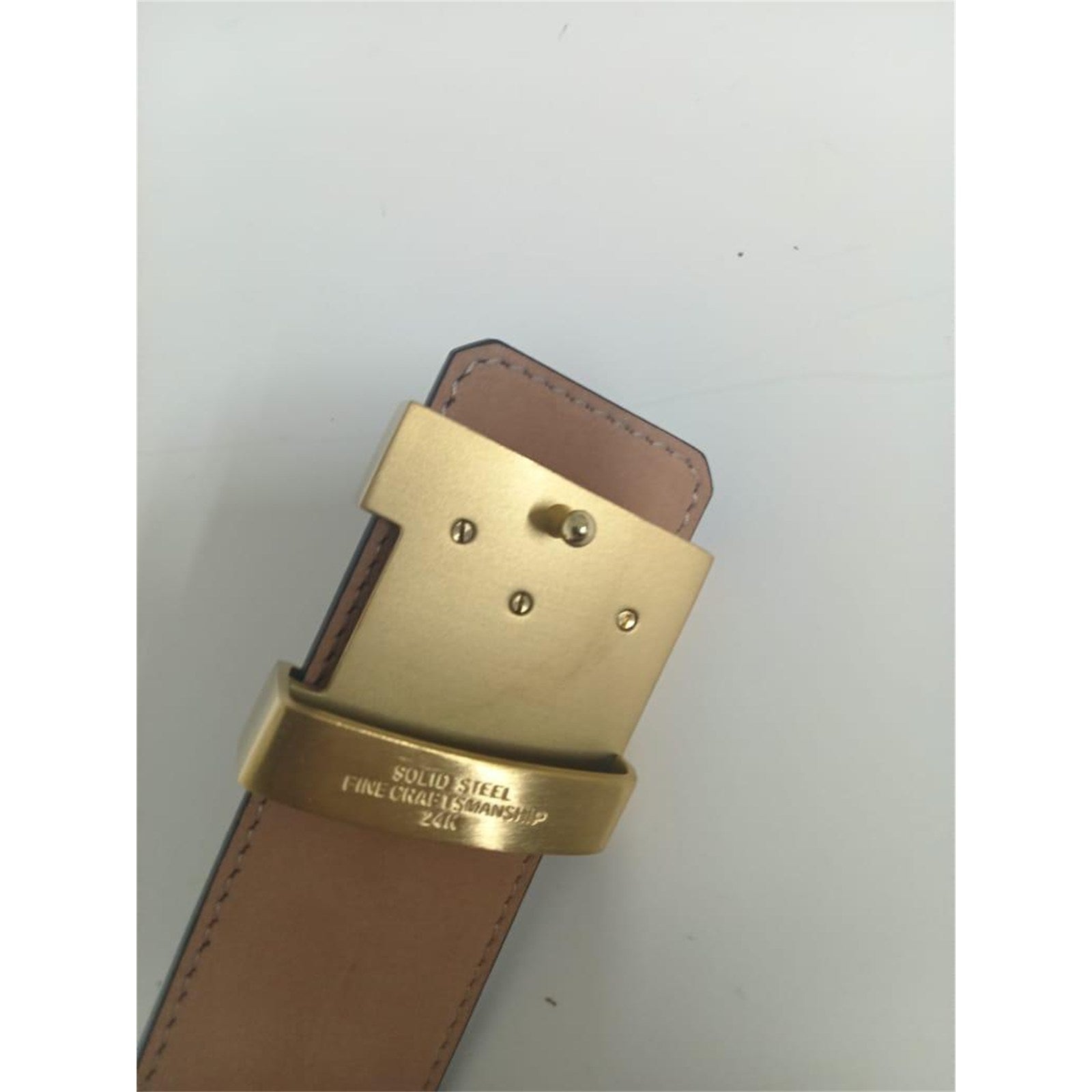 Louis Vuitton Monogram Brown 40mm Belt Gold Buckle Size 95/38 with Box – Authentic Pre-Owned