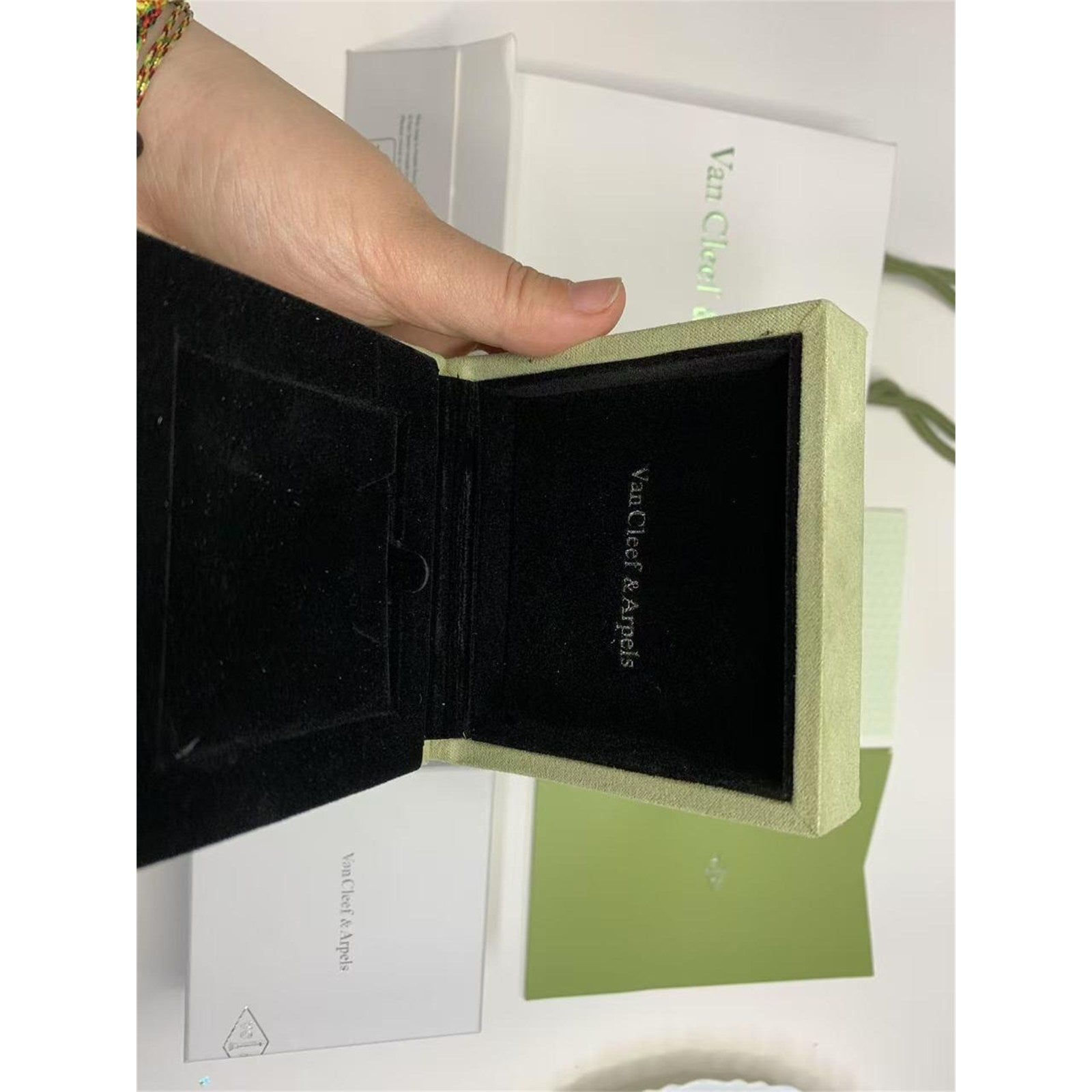 Van Cleef & Arpels Necklace & Earring Travel Jewellery Case – Authentic, Box Only