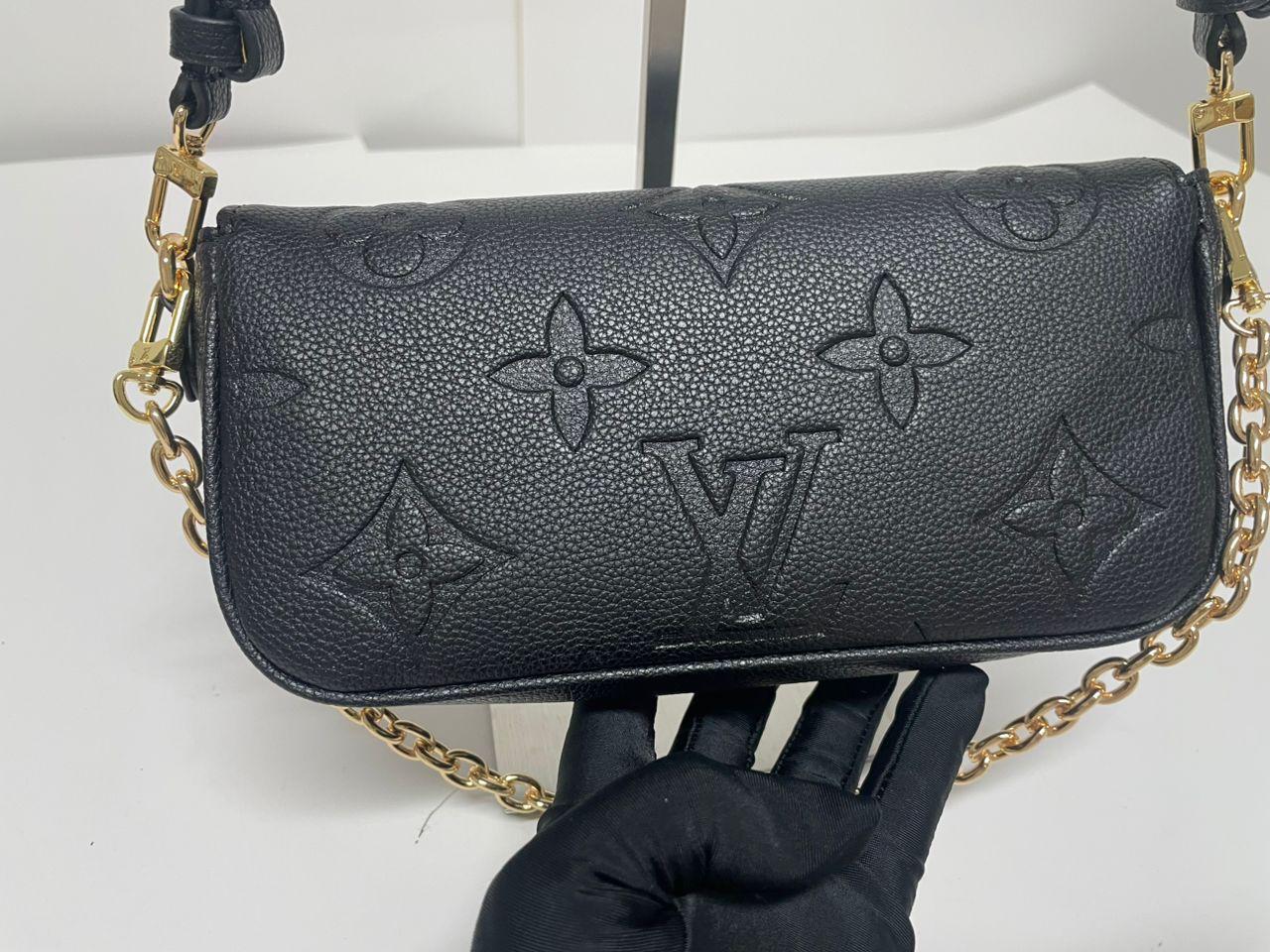 Louis Vuitton Monogram Empreinte Wallet on Chain Ivy Shoulder Bag