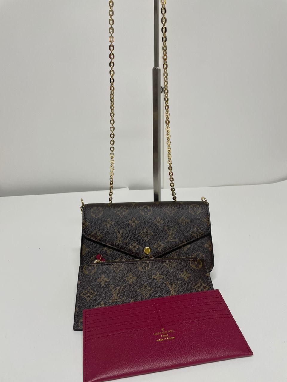 Louis Vuitton Félicie Pochette Monogram Canvas Shoulder Bag