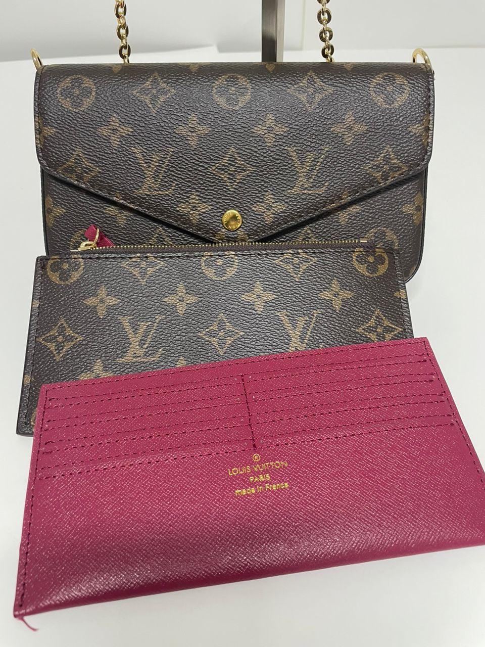 Louis Vuitton Félicie Pochette Monogram Canvas Shoulder Bag