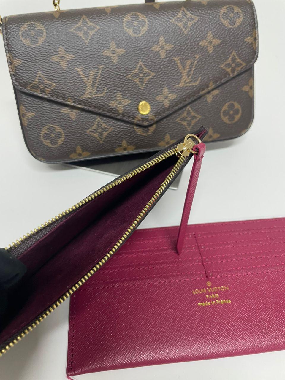 Louis Vuitton Félicie Pochette Monogram Canvas Shoulder Bag