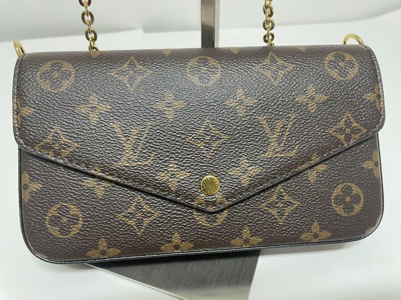 Louis Vuitton Félicie Pochette Monogram Canvas Shoulder Bag