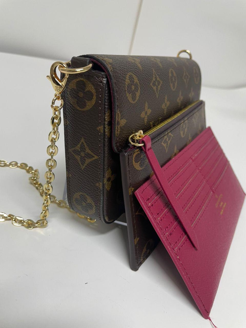 Louis Vuitton Félicie Pochette Monogram Canvas Shoulder Bag