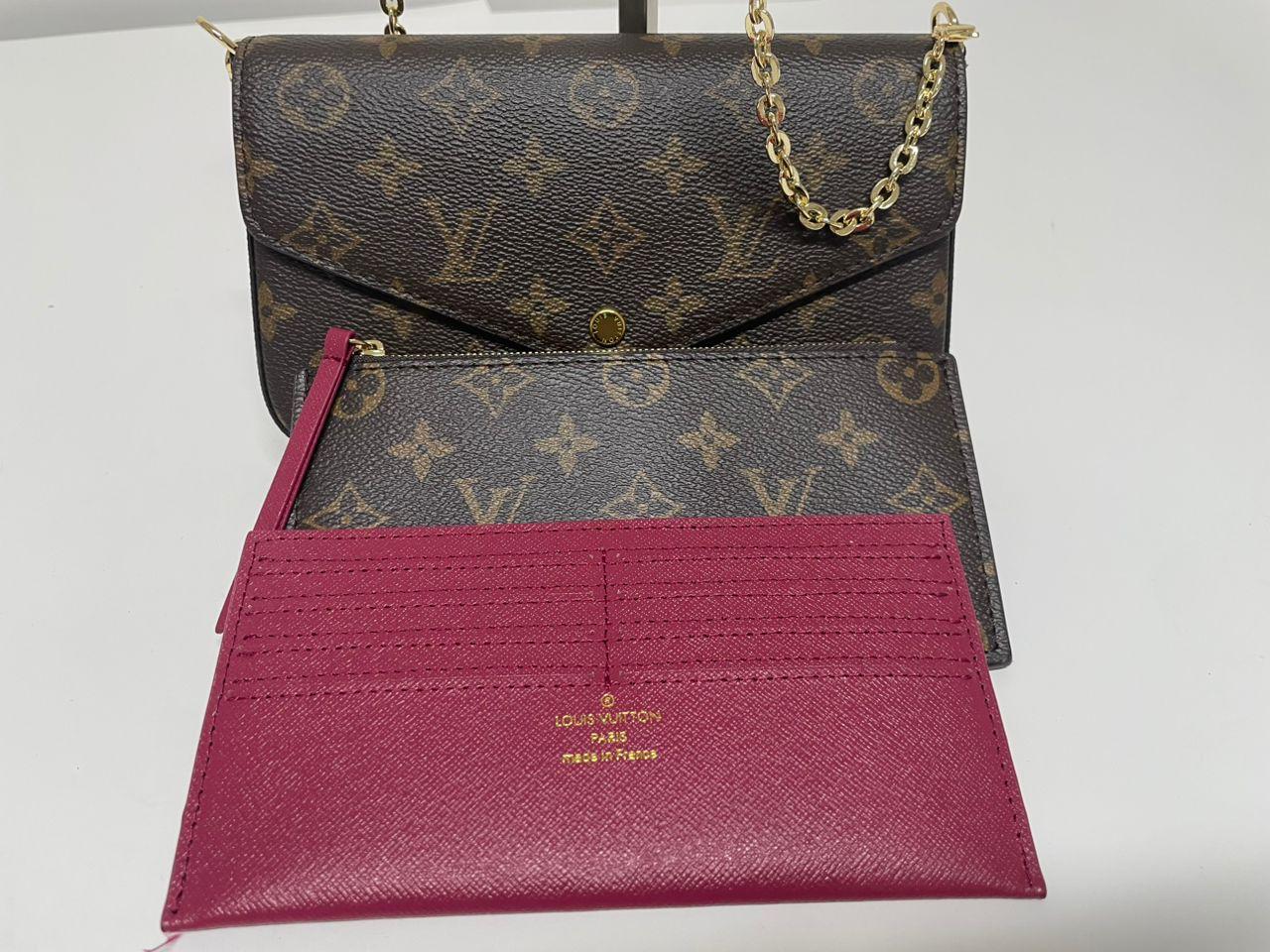 Louis Vuitton Félicie Pochette Monogram Canvas Shoulder Bag