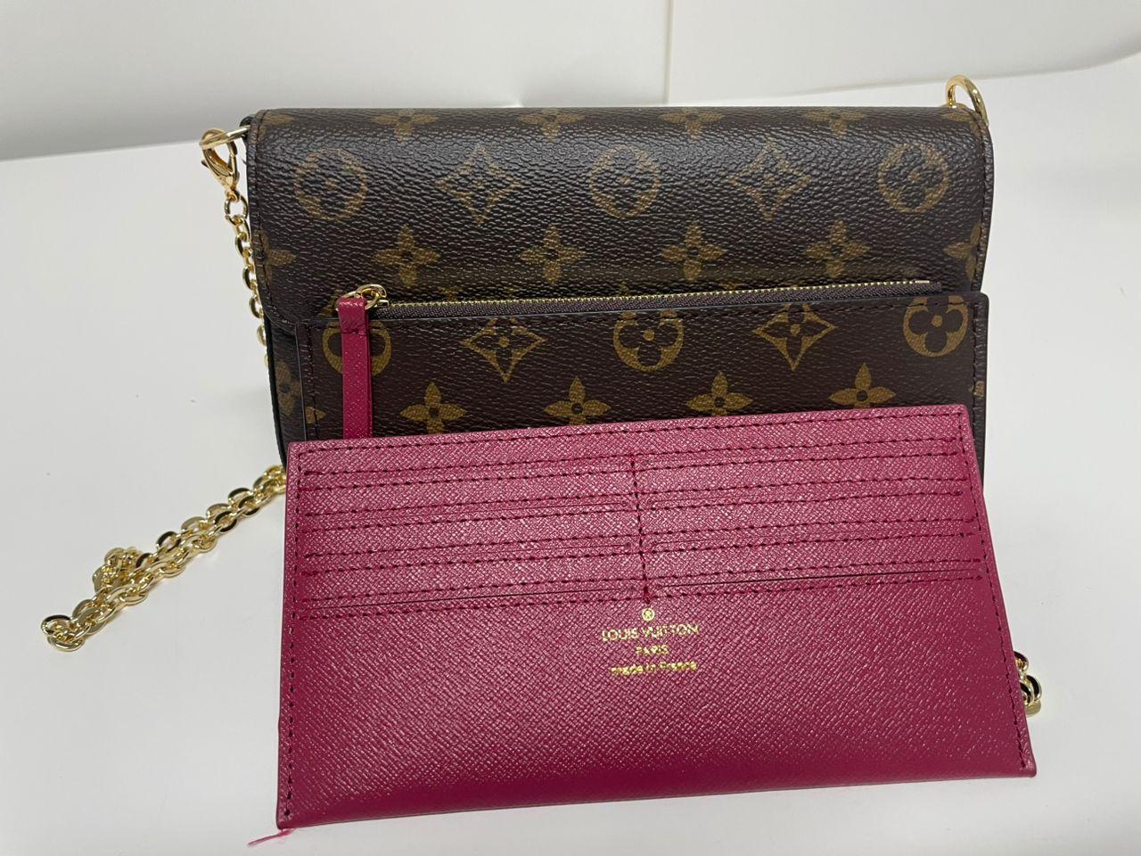 Louis Vuitton Félicie Pochette Monogram Canvas Shoulder Bag