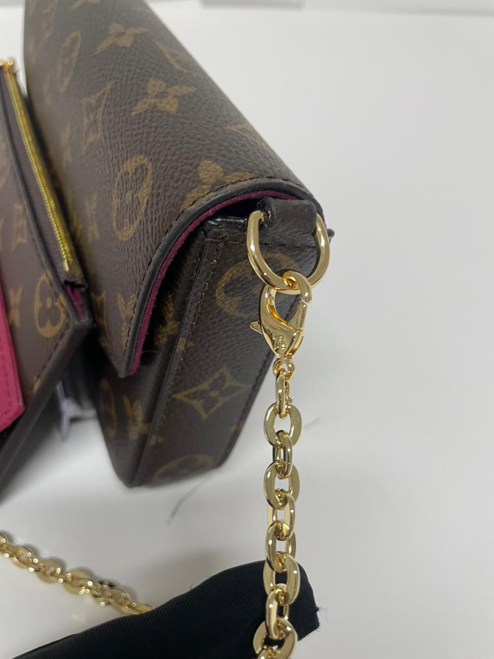 Louis Vuitton Félicie Pochette Monogram Canvas Shoulder Bag