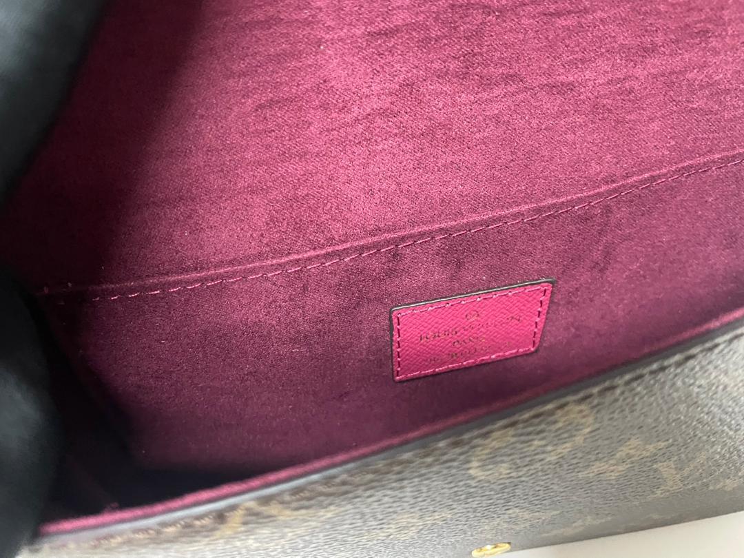 Louis Vuitton Félicie Pochette Monogram Canvas Shoulder Bag