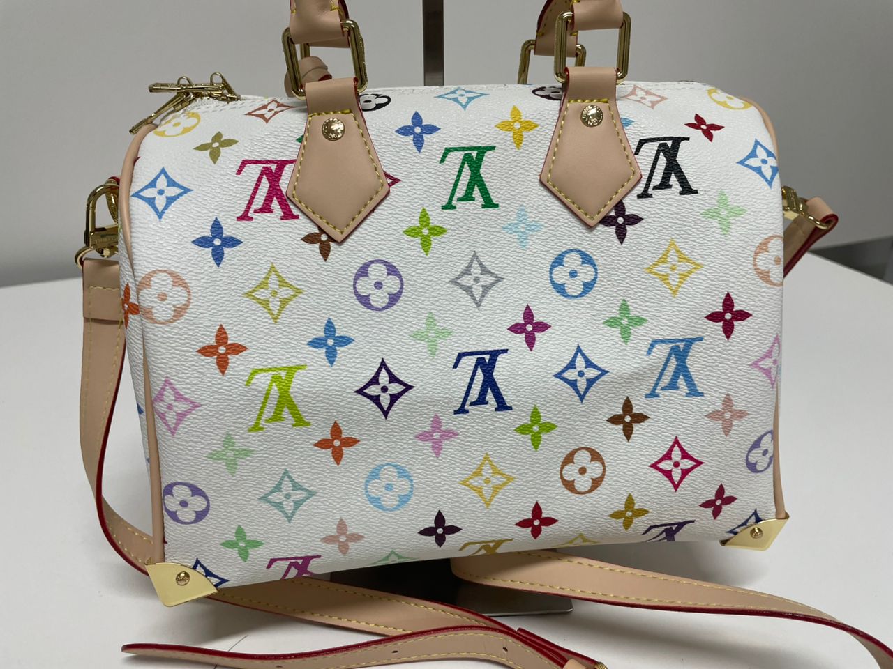 Louis Vuitton x Takashi Murakami Speedy Bandoulière 25 Multicolor Bag M13085