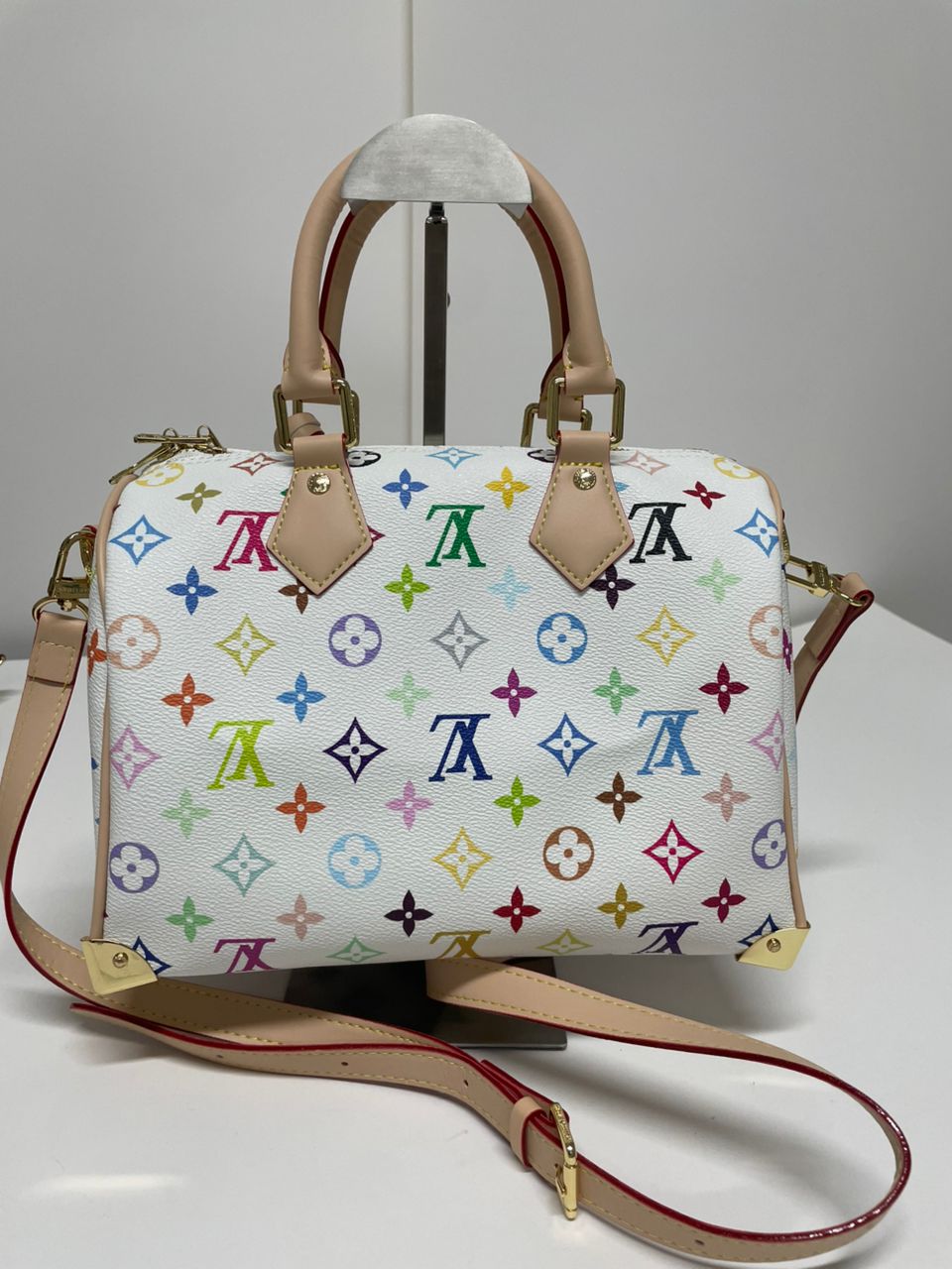 Louis Vuitton x Takashi Murakami Speedy Bandoulière 25 Multicolor Bag M13085
