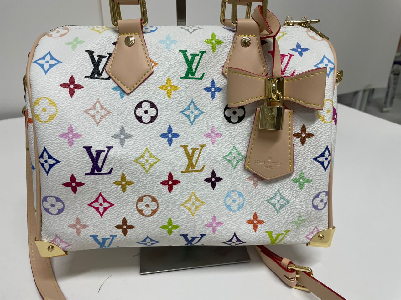 Louis Vuitton x Takashi Murakami Speedy Bandoulière 25 Multicolor Bag M13085