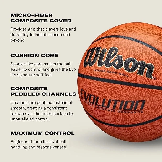 Wilson Evolution Indoor Game Basketball