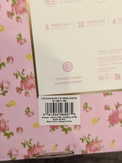 Stanley x LoveShackFancy Floral Tumbler Gift Set – Pink Floral Design